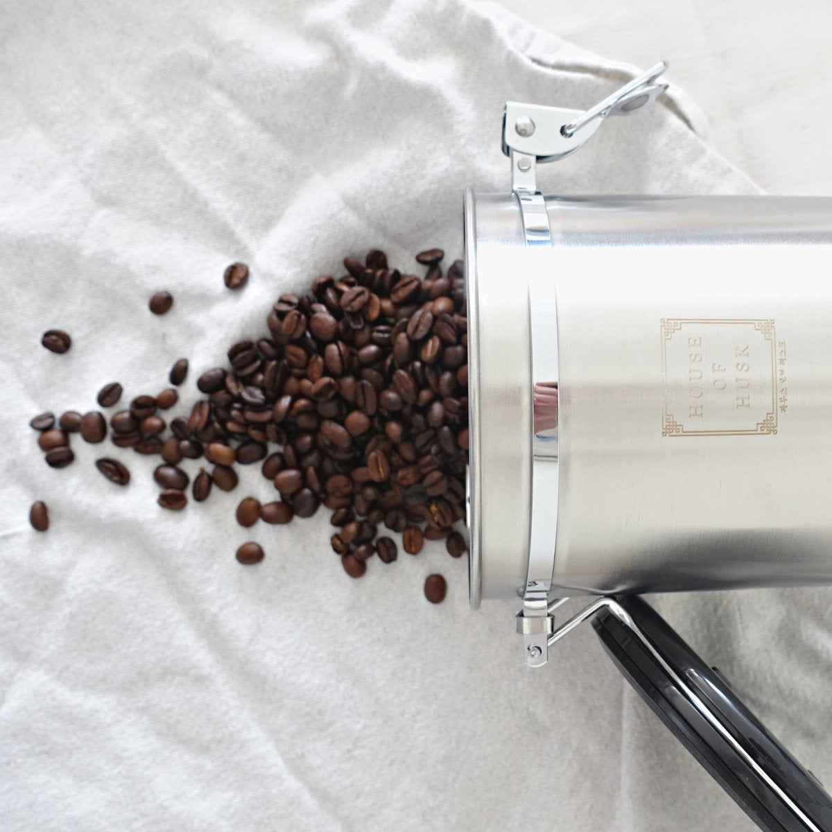 Koffieblik met CO² Ventilatie Zilver