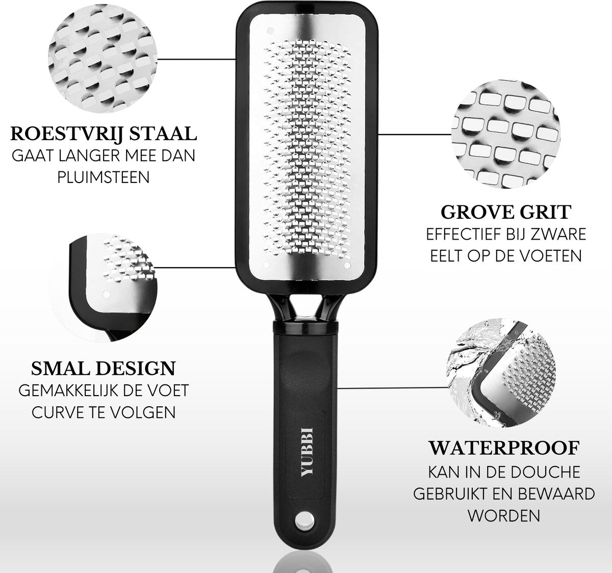Voetvijl Eeltverwijderaar Zwart