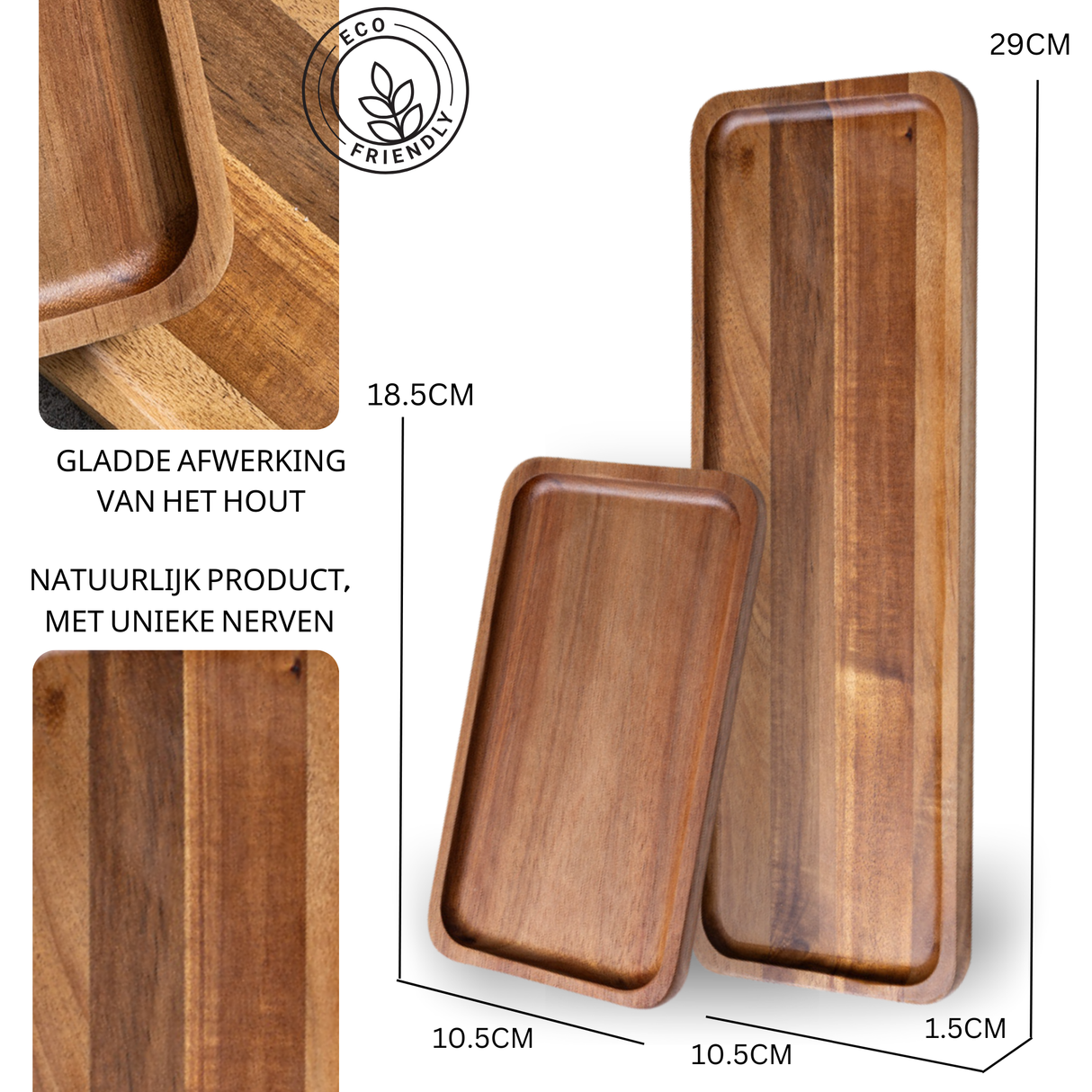 Serveerplank Set Acacia