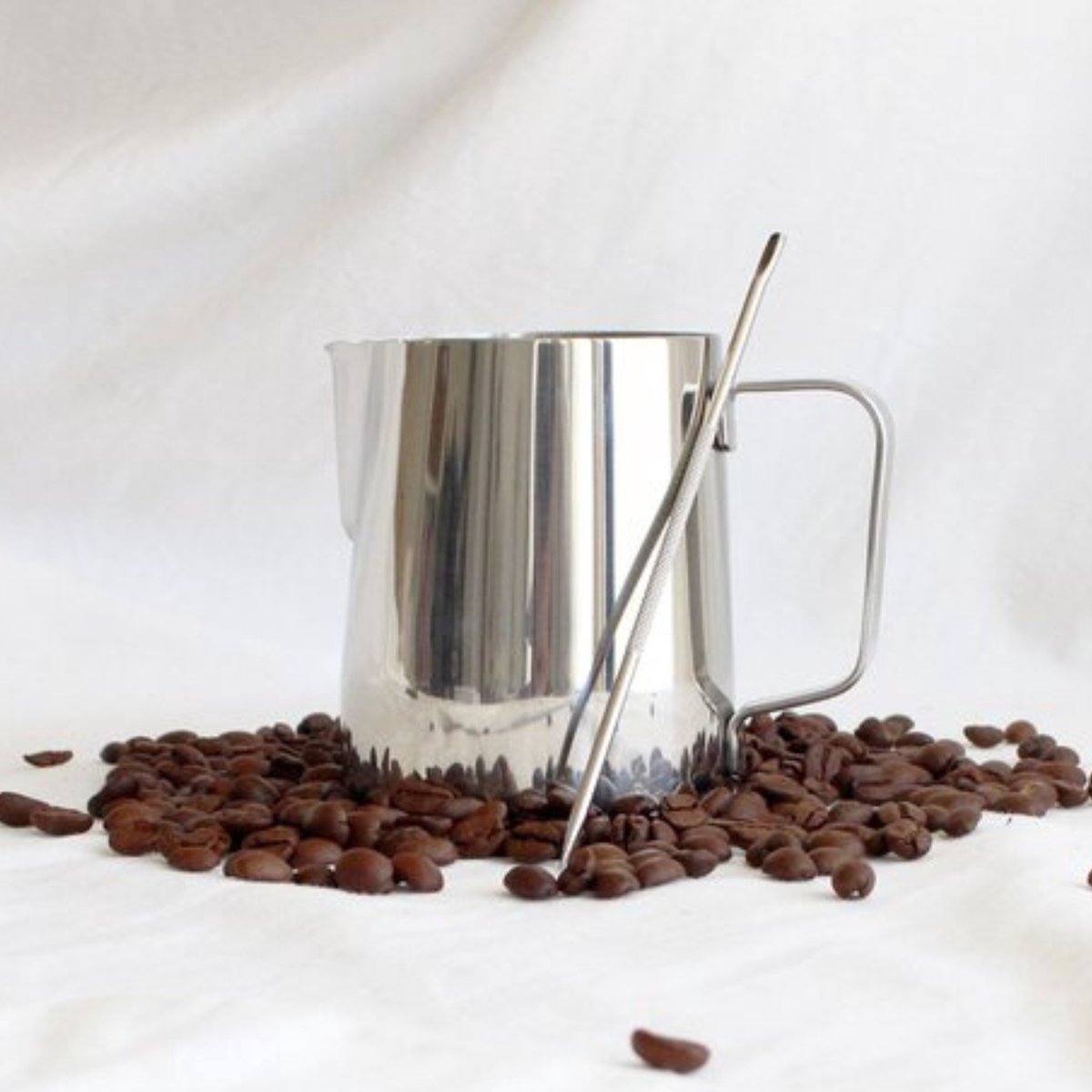 Melkkan met Art Pen Zilver