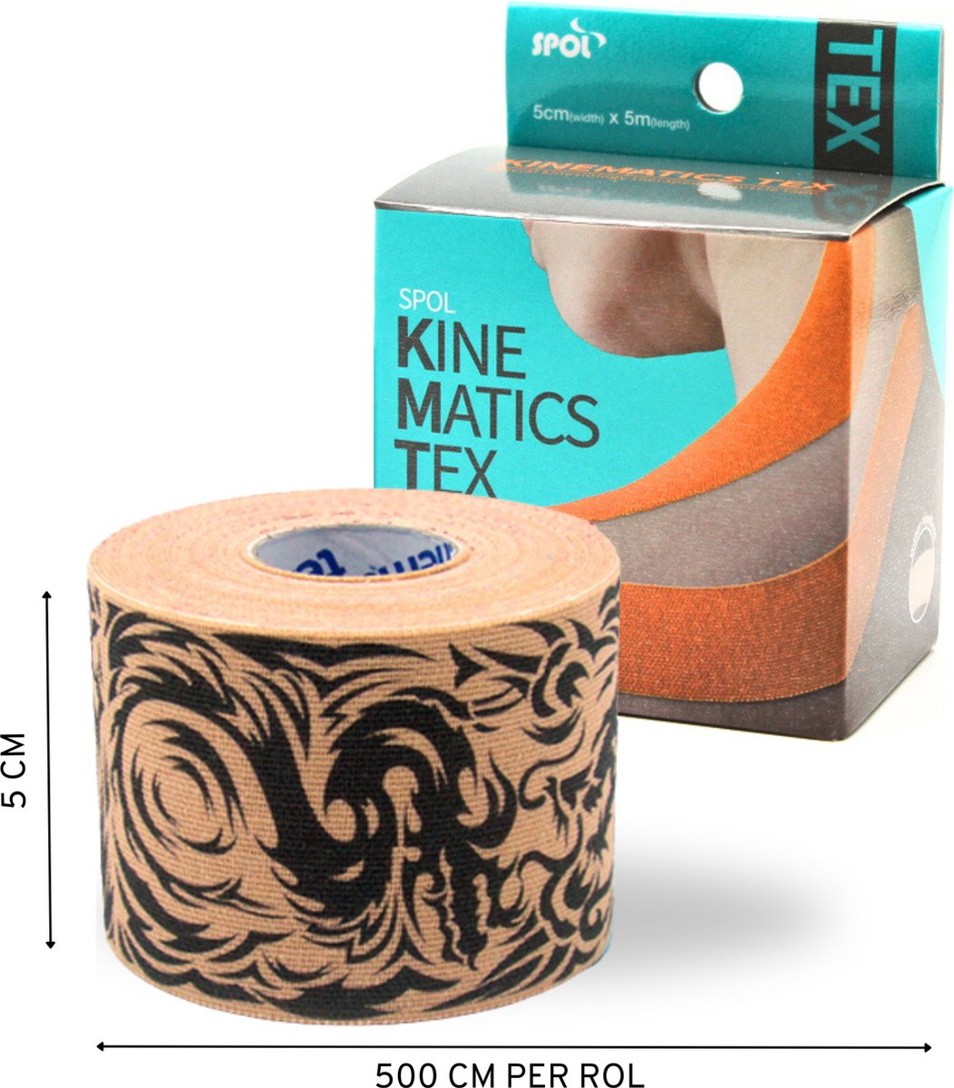 Kinesiotape Beige Tattoo 6 Stuks