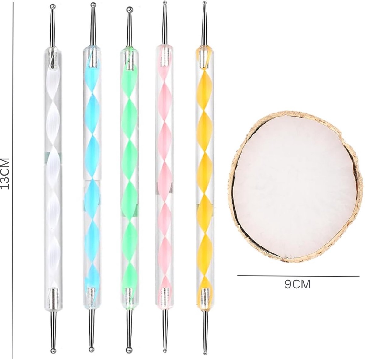 22 delige Nail Art Penselen Set