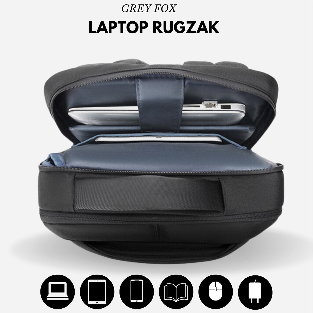 Laptop Rugzak 14.1 inch 27L Zwart