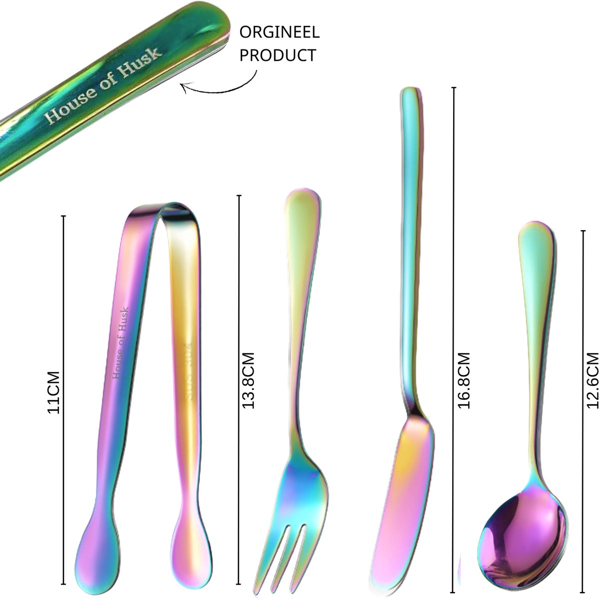 14 Delige Mini Serveerset Multicolor