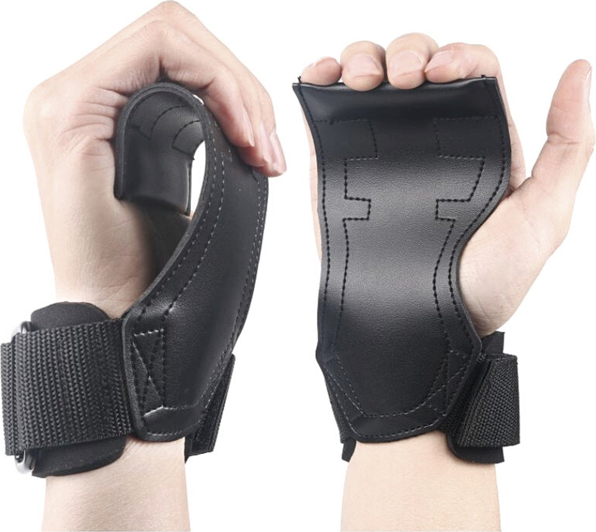 Lifting Straps PU Zwart