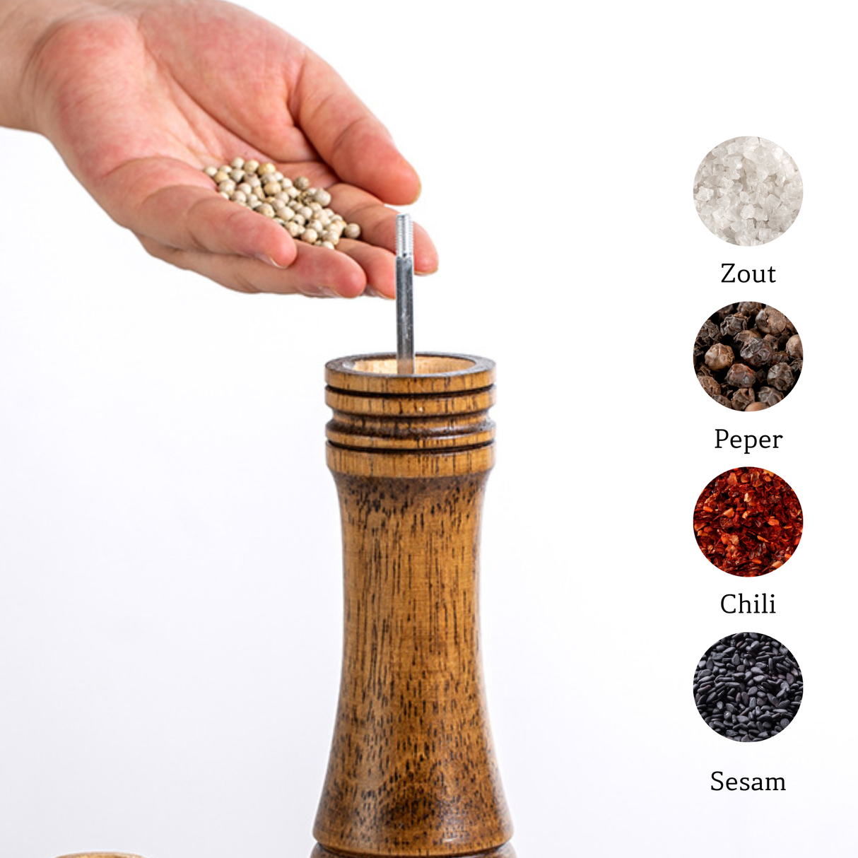 Peper- en Zoutmolen Beukenhout