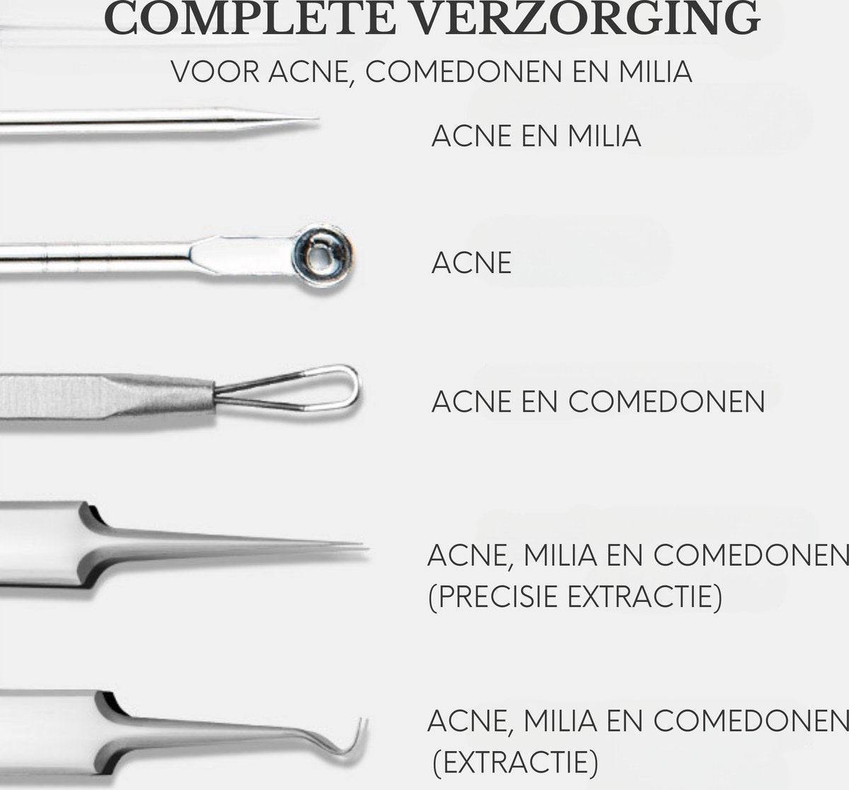 9-Delige Blackhead Remover Set