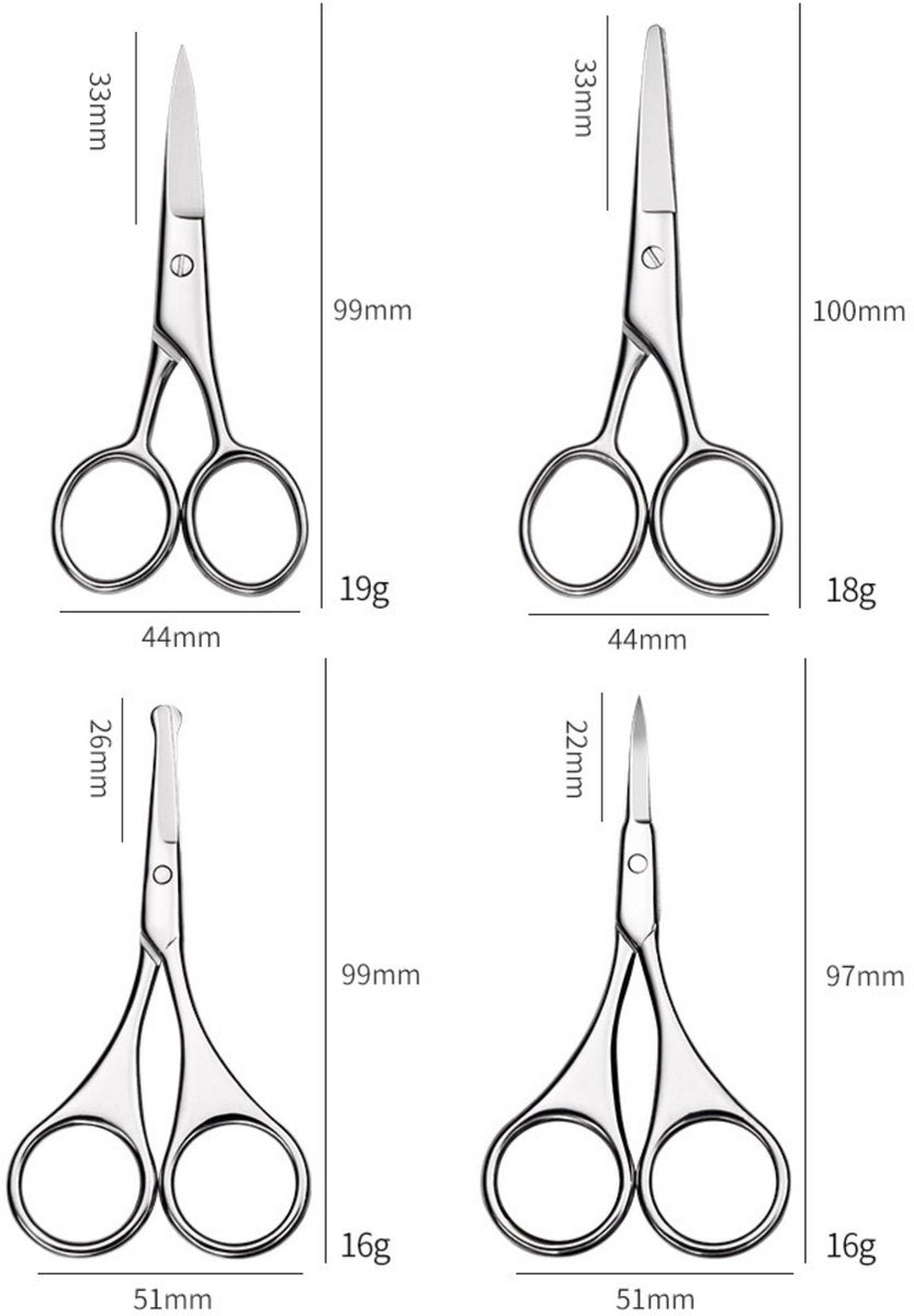 Neusschaartjes & Wenkbrauw Knipper Set