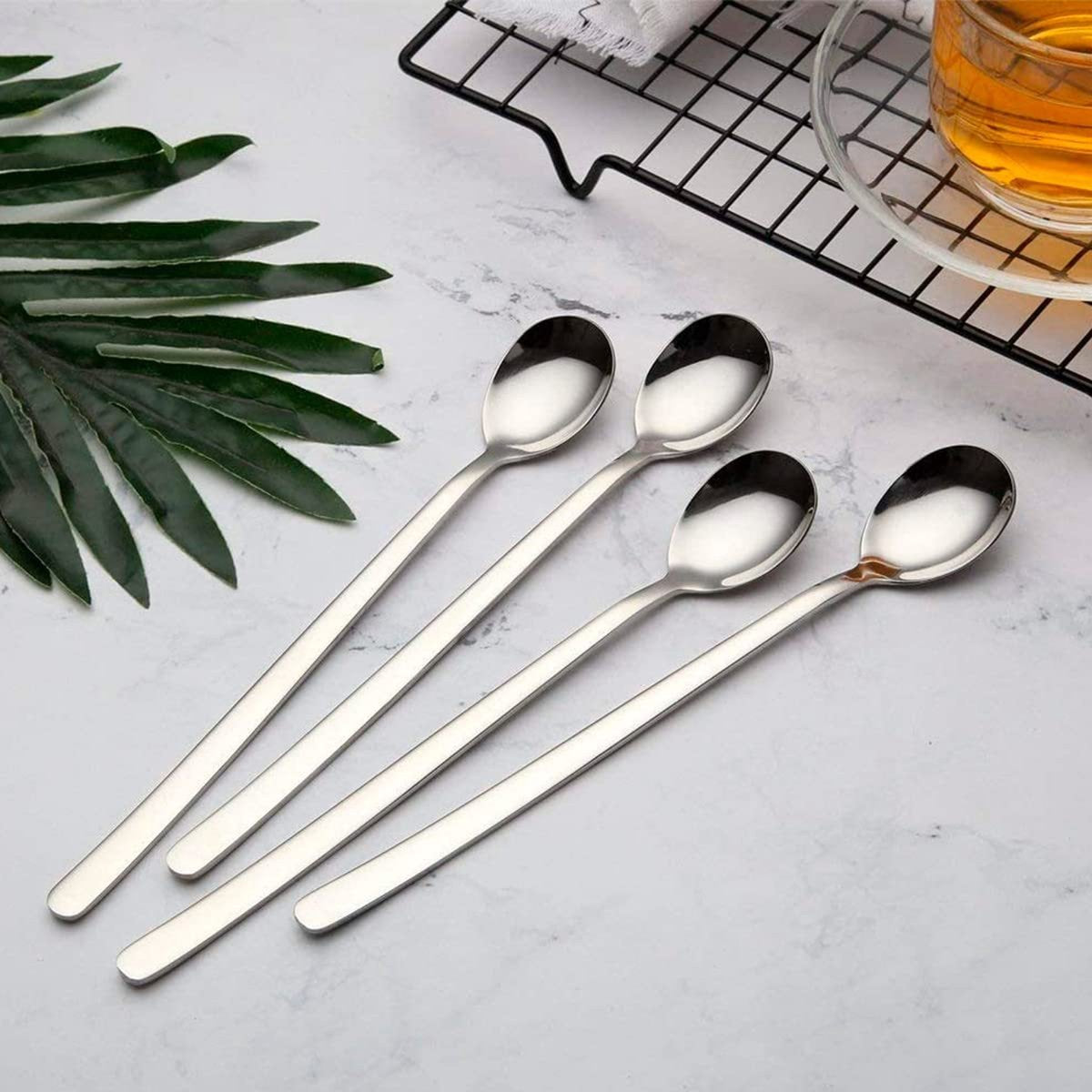 Macchiato Lepels 20cm Zilver 6 Stuks