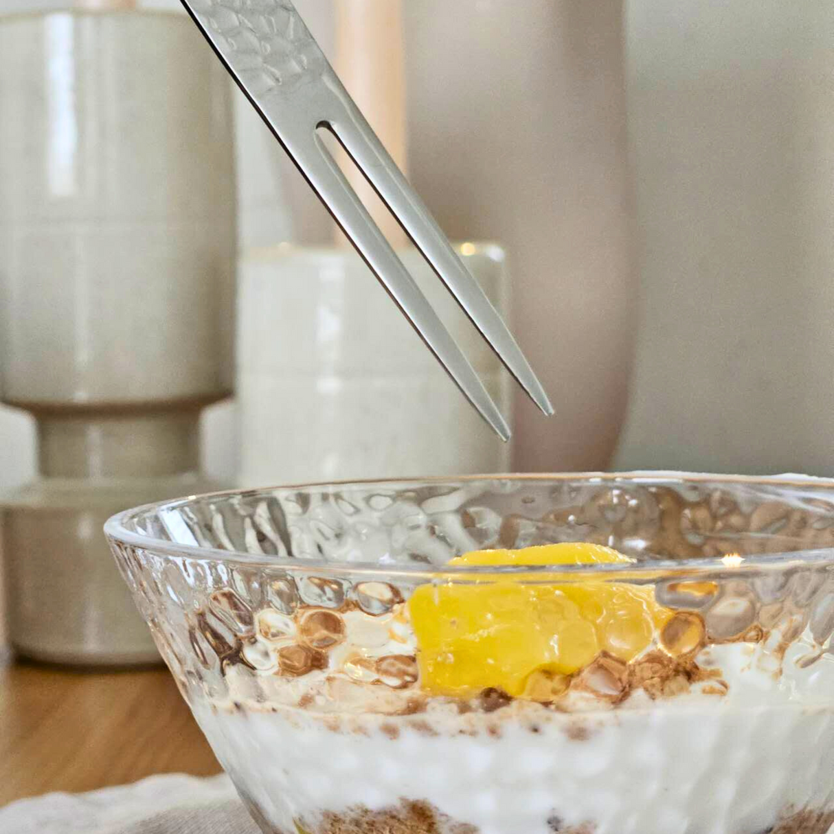 Dessert Lepel Set Zilver