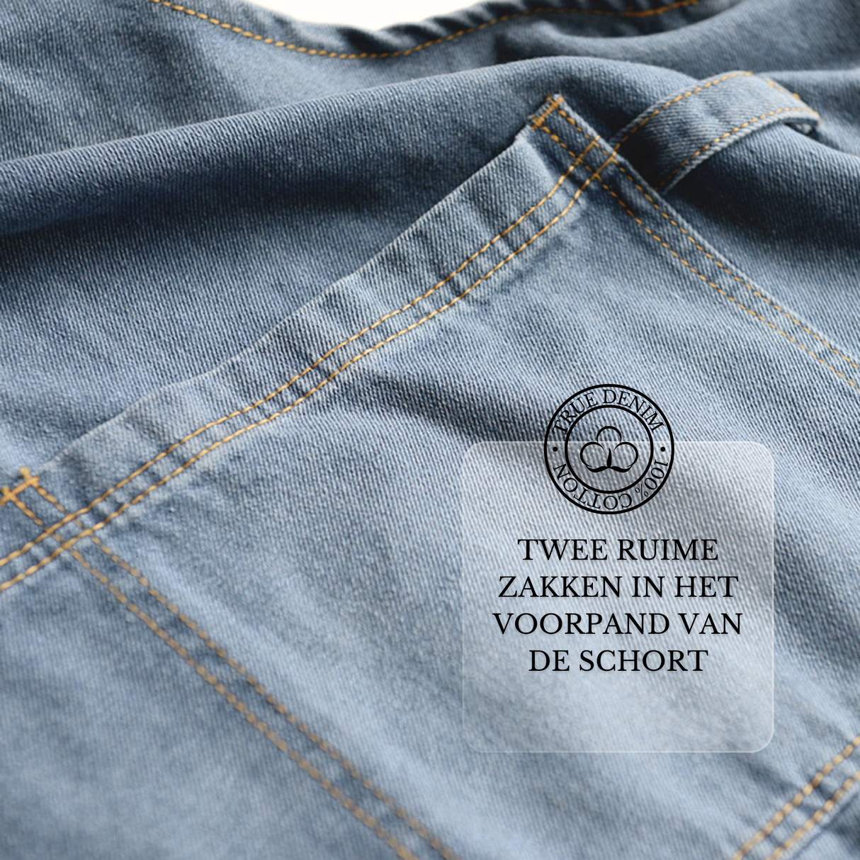 Licht Denim Keukenschort