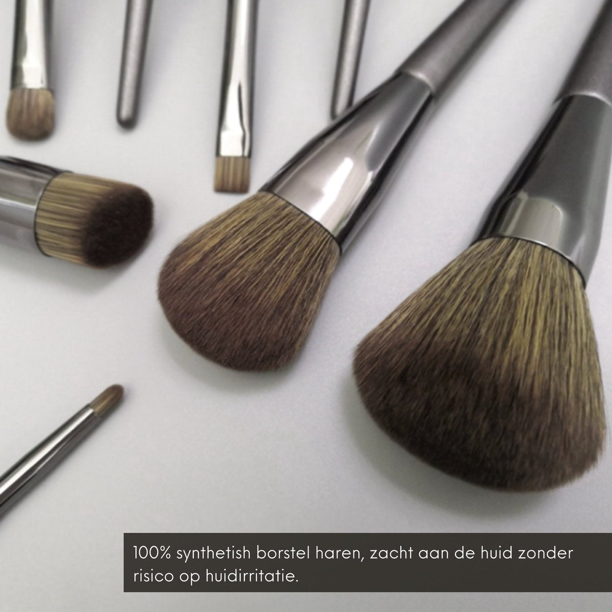8-delige Make Up Borstels