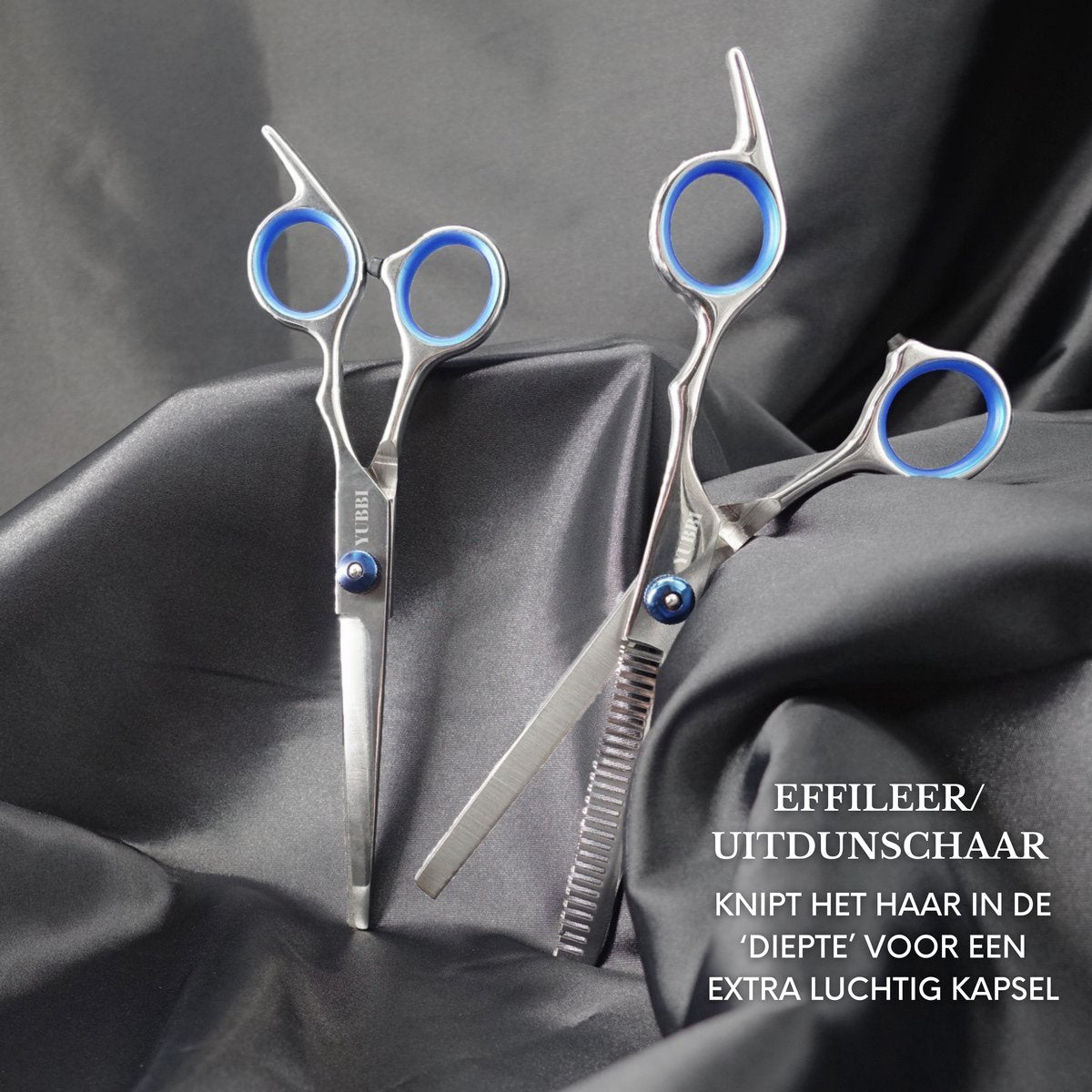 Kappersscharen Set 11-delig Zilver