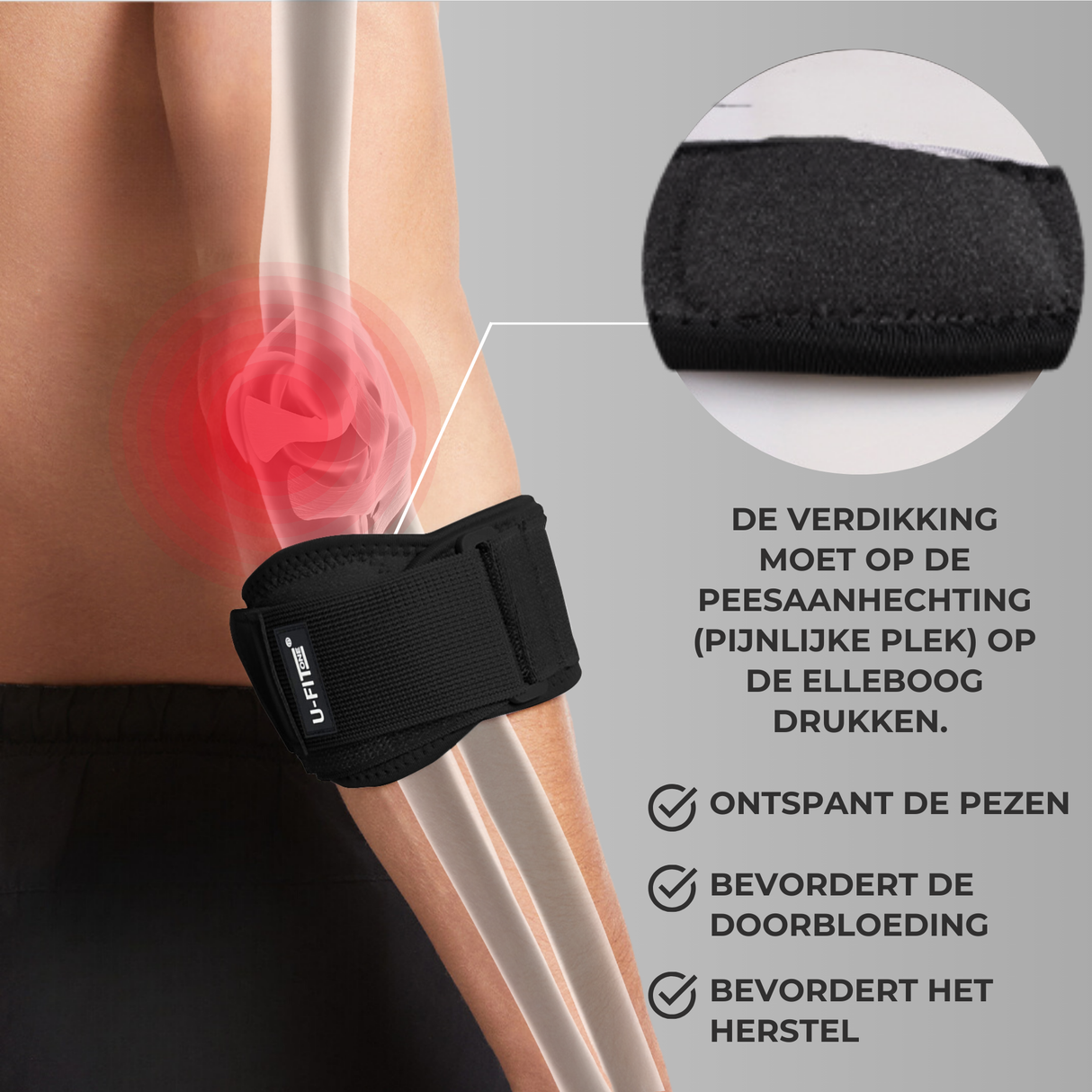 Brede Elleboog Brace 1 Stuk