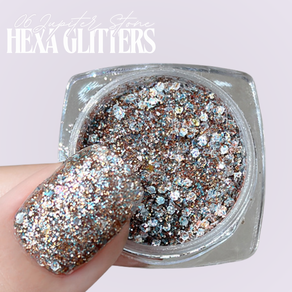 Hexa Glitter Set 12 Stuks