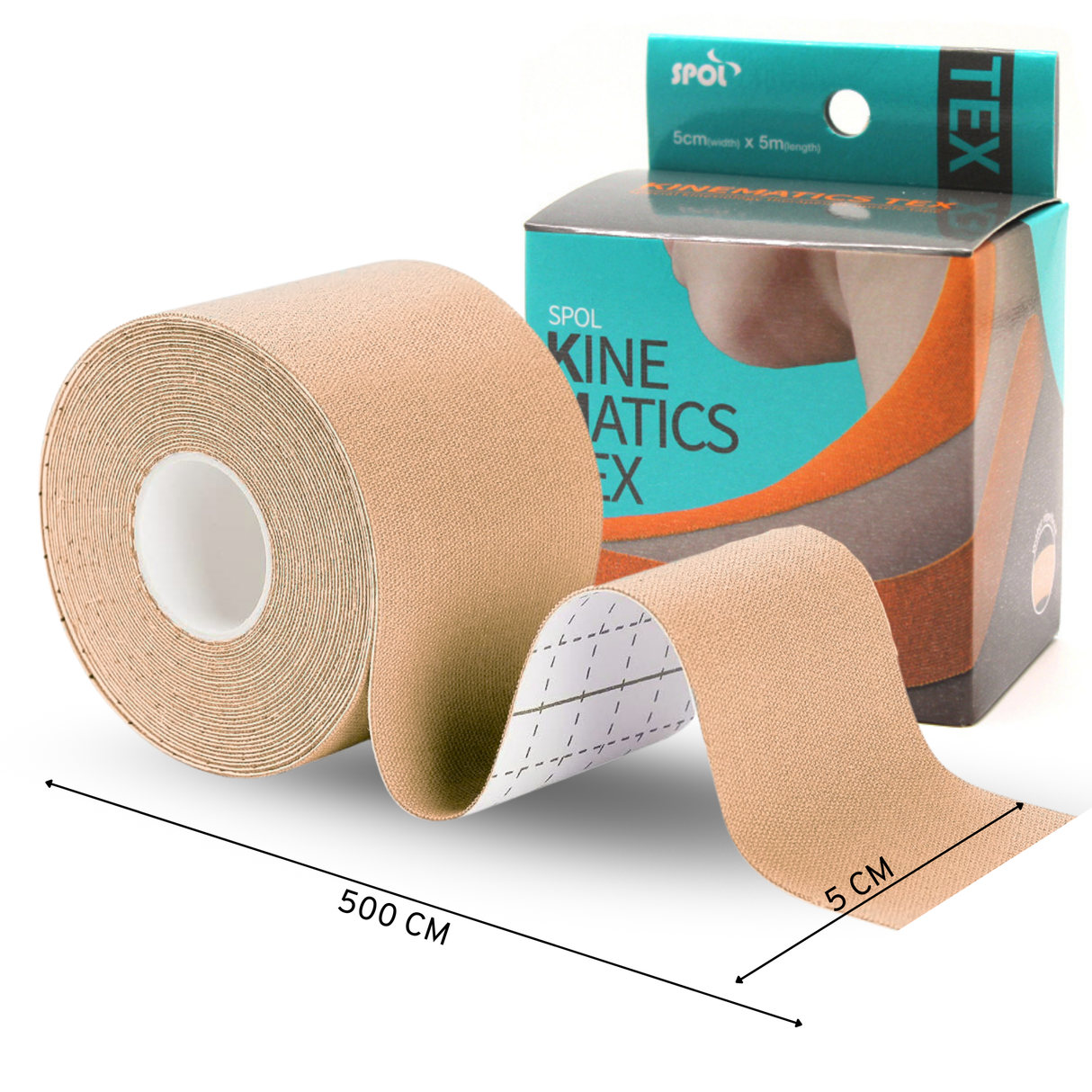 Kinesiotape Beige 6 Stuks