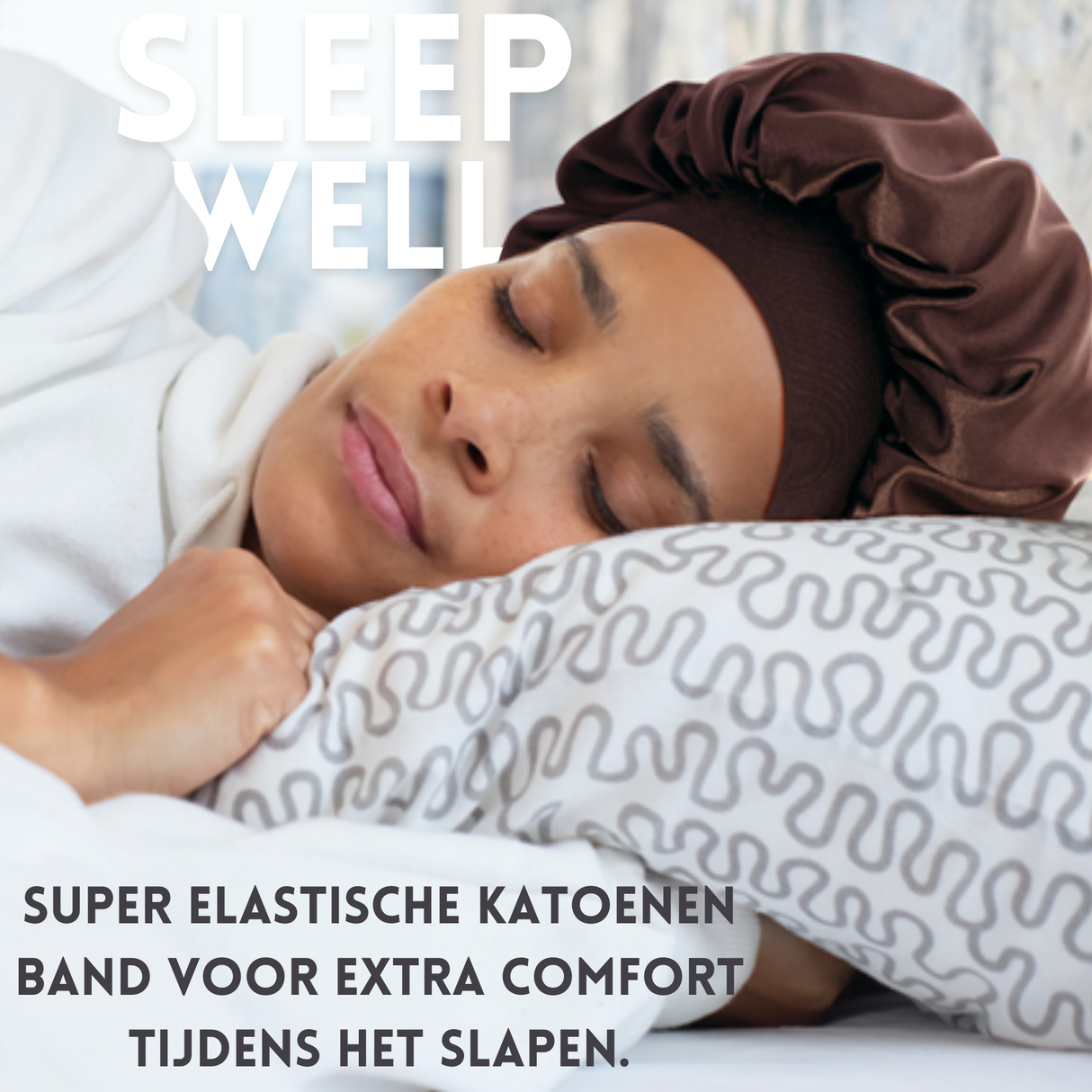 Bonnet Slaapmuts Bruin