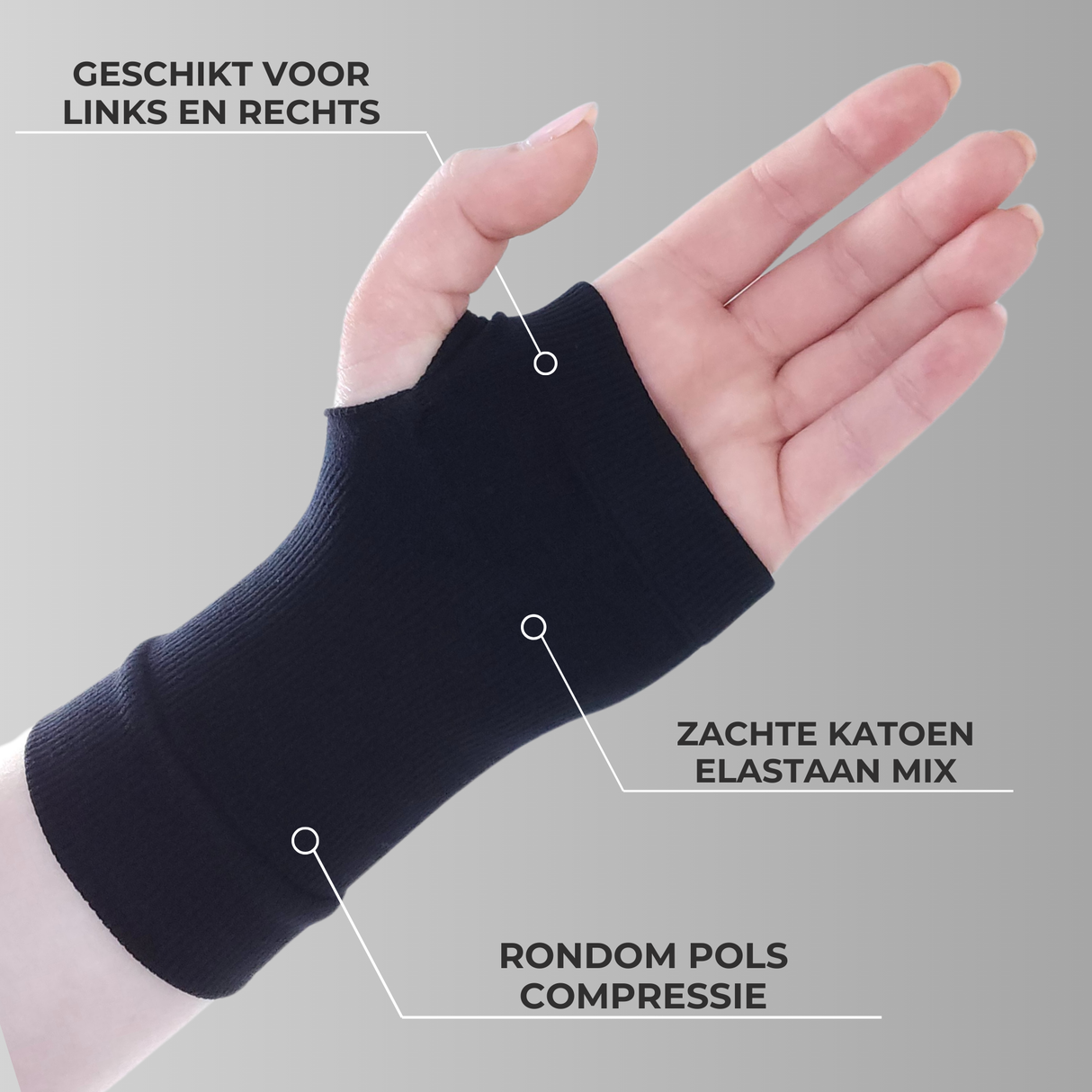 Pols Compressie Sleeve 2 Paar