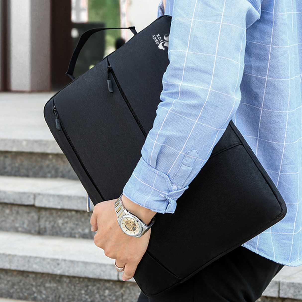 Laptophoes Basic Zwart