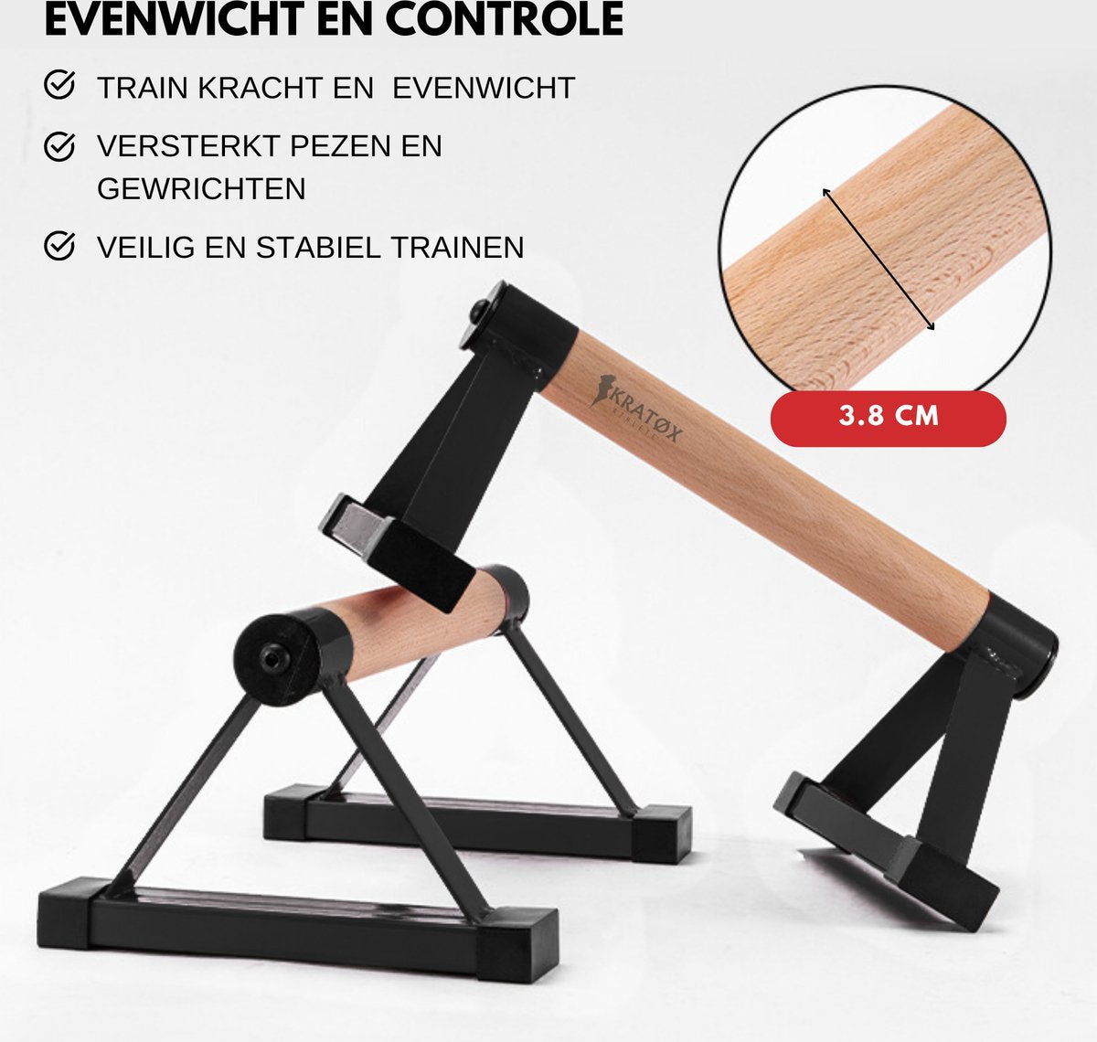 Parallettes 33cm Push Up Bars