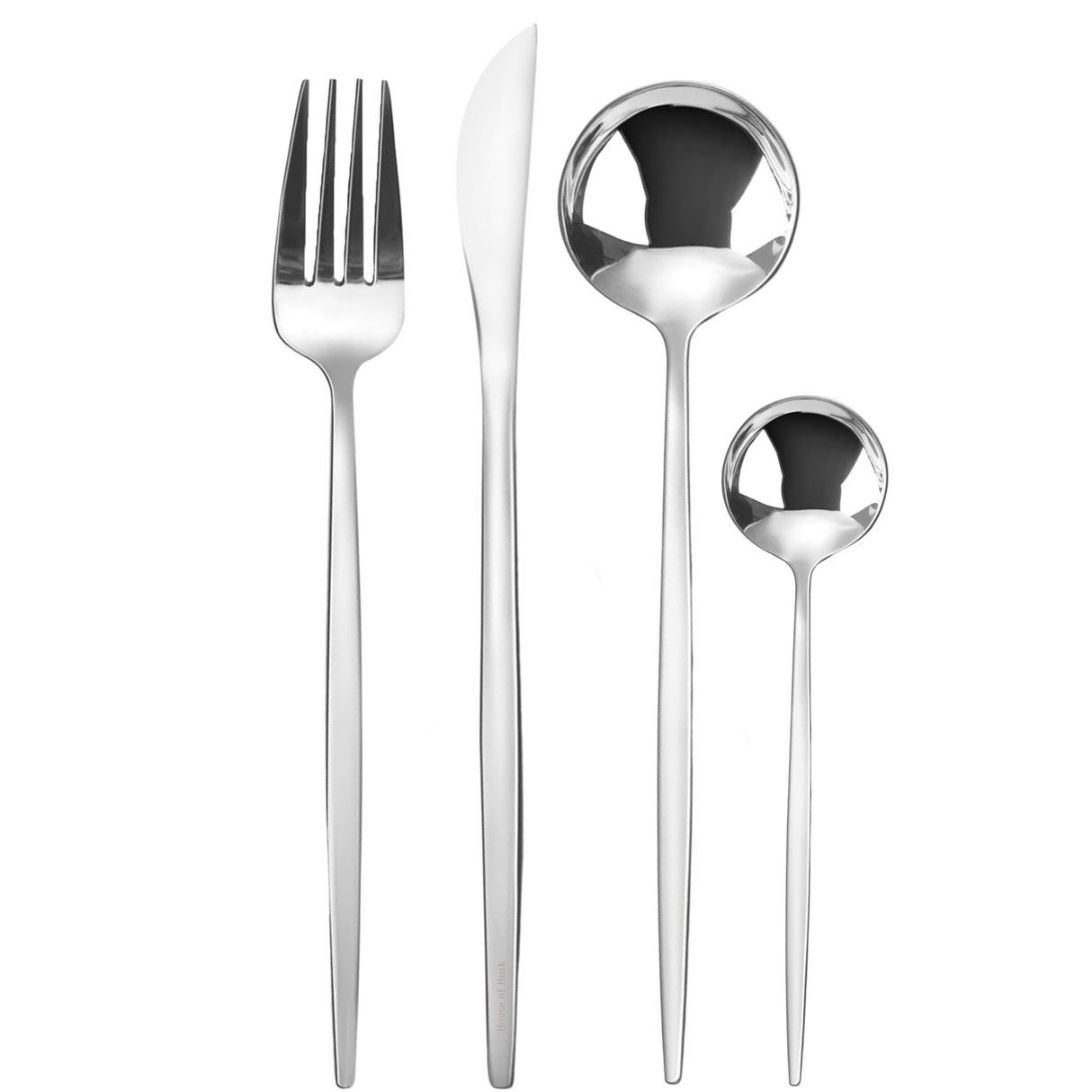 Bestek Hoogglans 6 Persoons Zilver