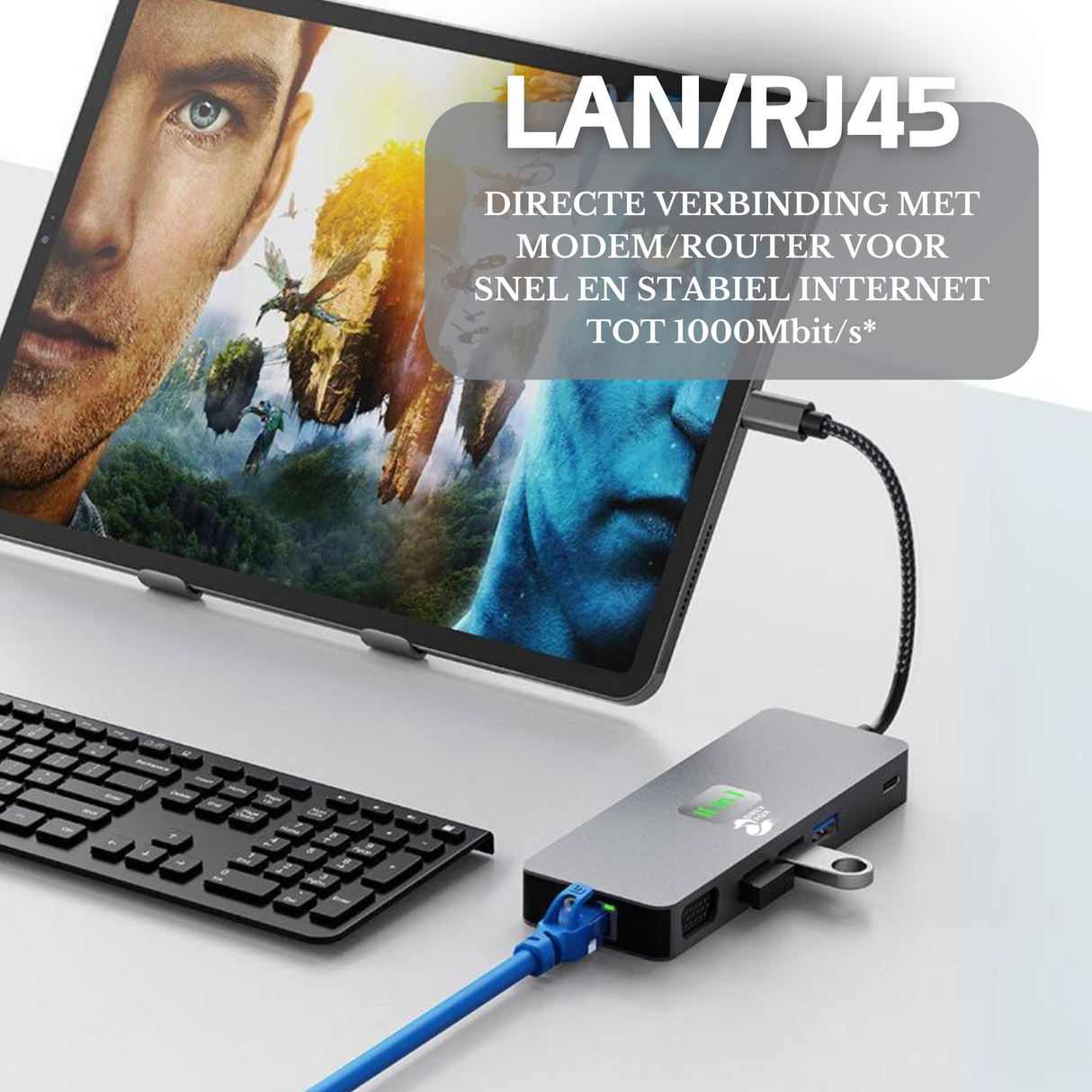 11-in-1 Netwerk/USB Hub