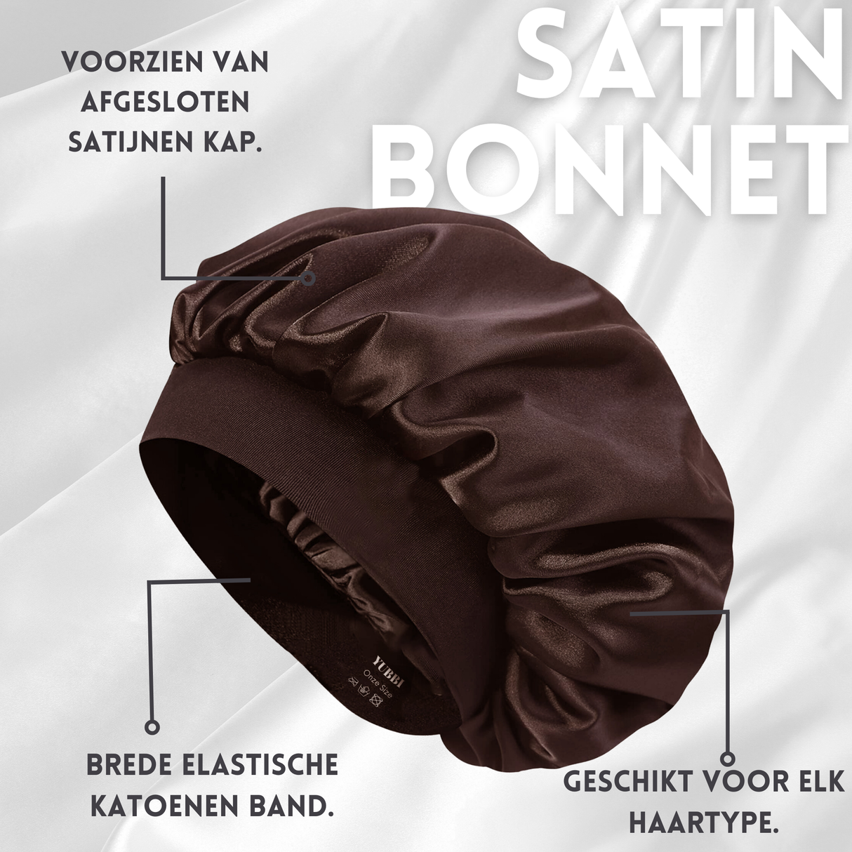 Bonnet Slaapmuts Bruin