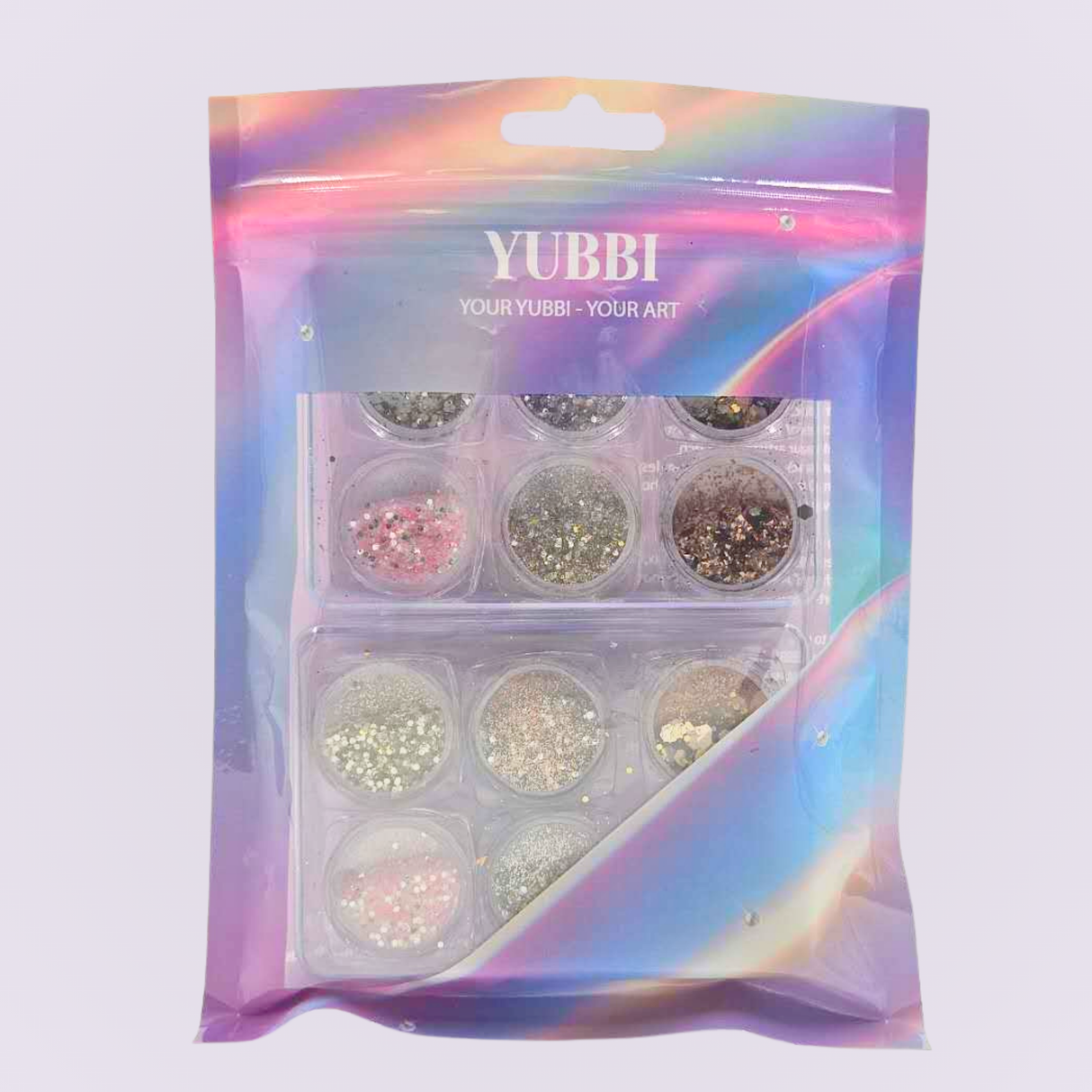 Hexa Glitter Set 12 Stuks