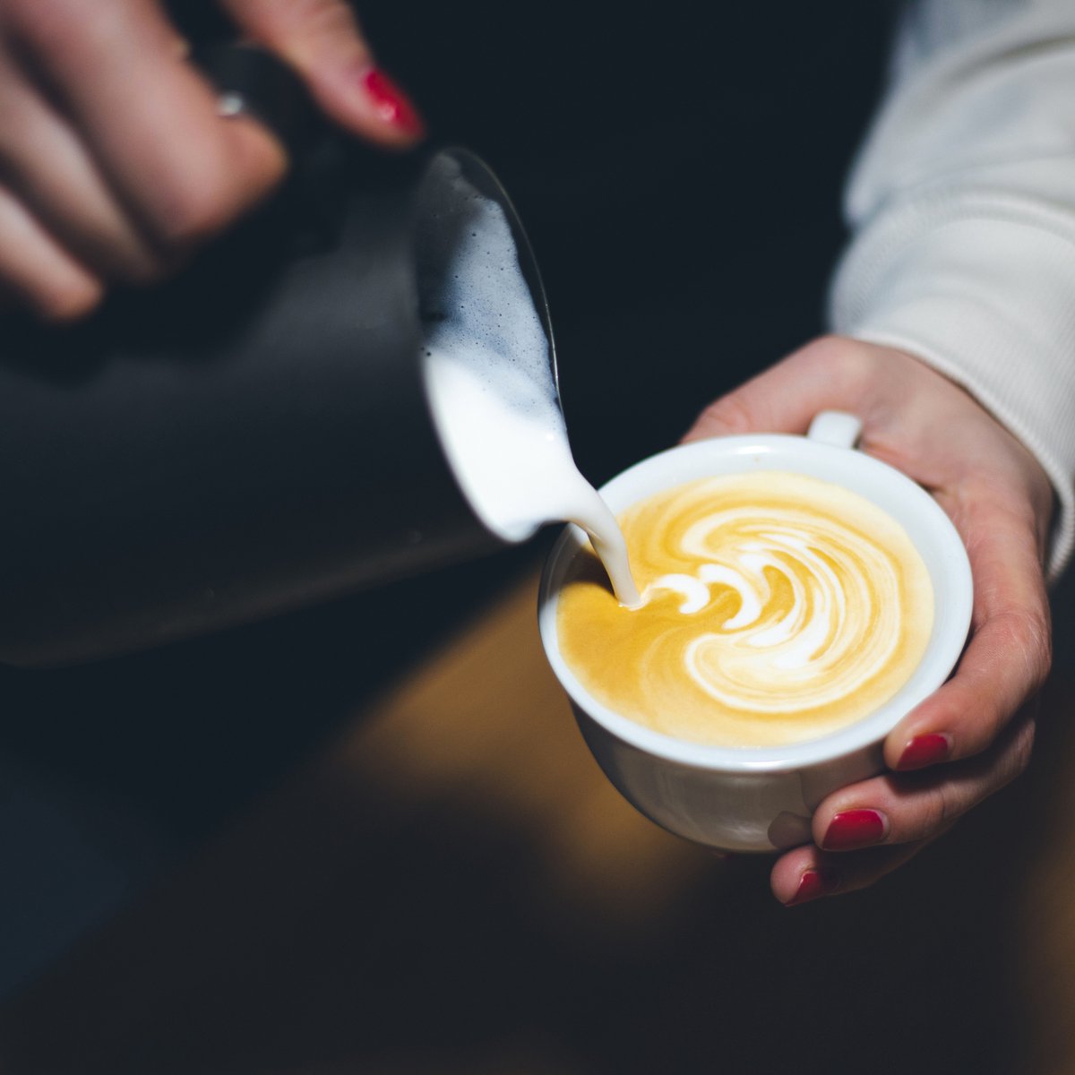 Melkkan met Art Pen Zwart