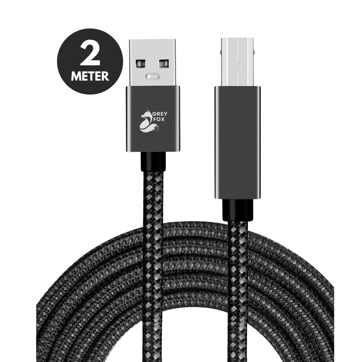 Printerkabel USB A naar USB B 2 Meter