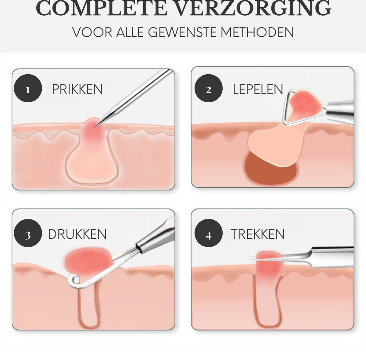 9-Delige Blackhead Remover Set