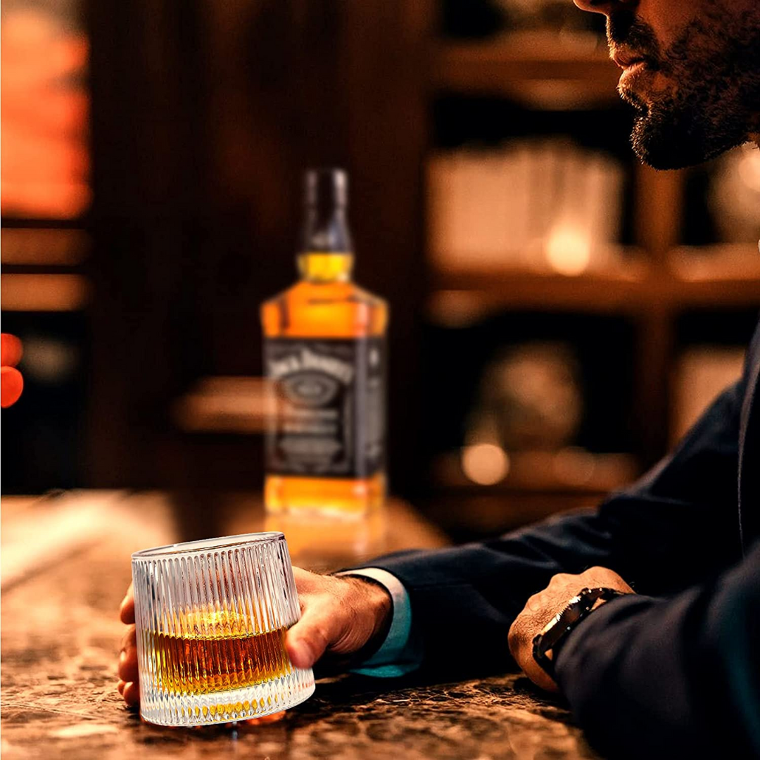 Whiskey Glazen 'Ribbel'