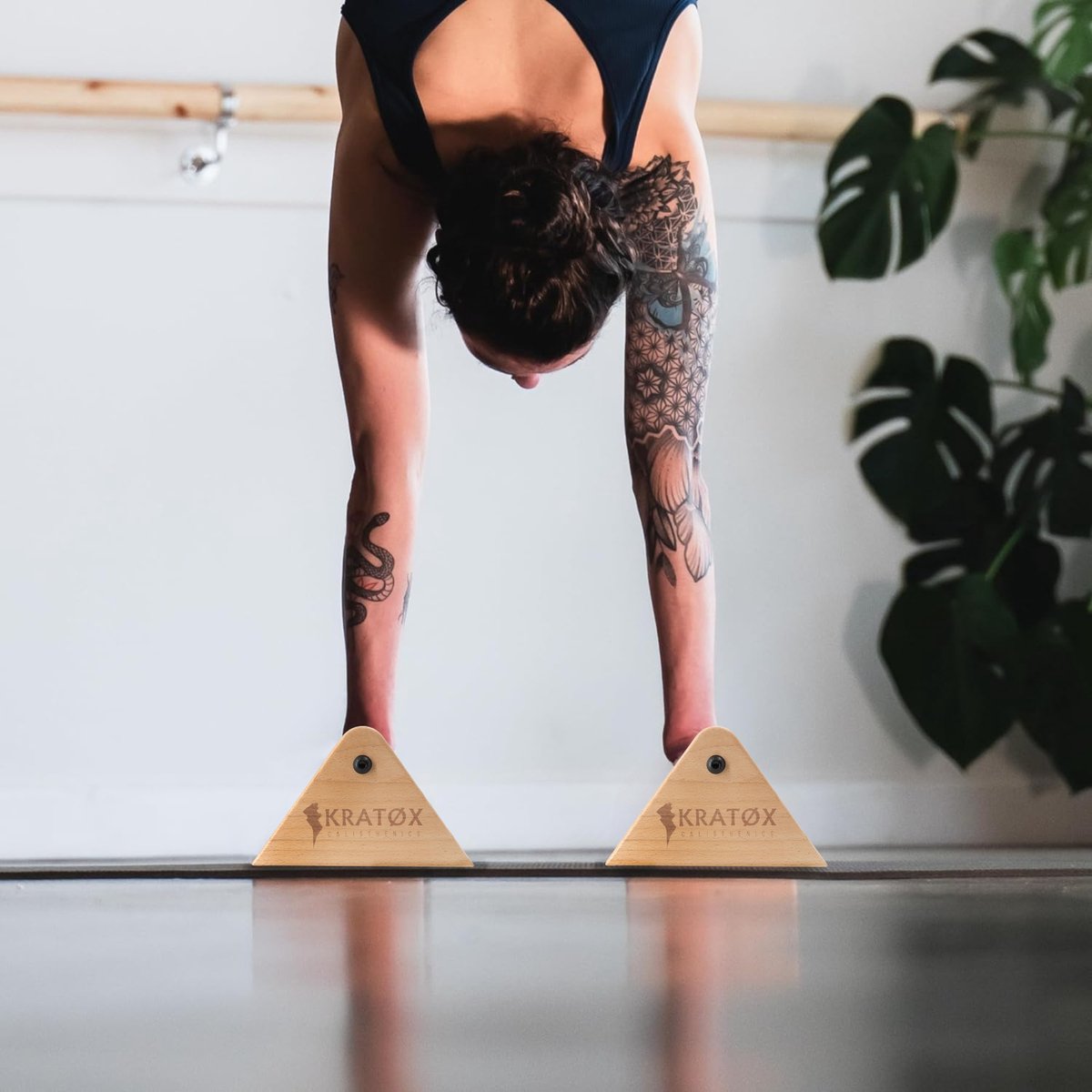 Parallettes Hout 50cm Push up Bars