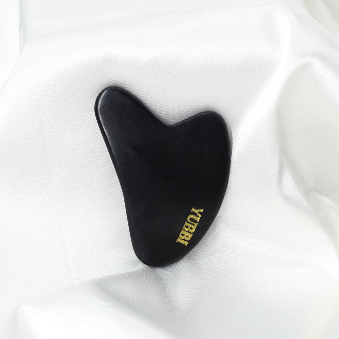 Gua Sha Set Zwarte Jade