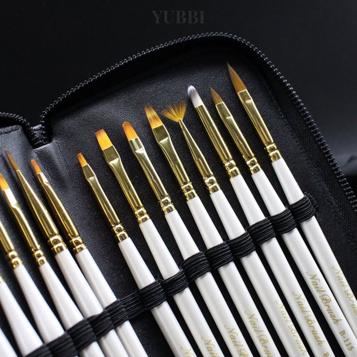 16 delige Nail Art Penselen Set