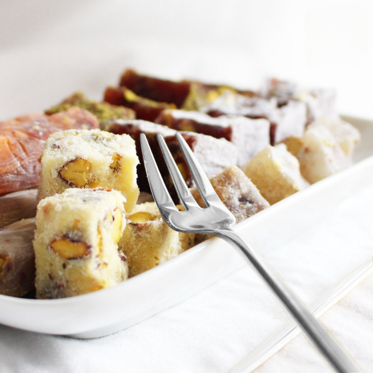 Gebaksvorken 12 Stuks Zilver