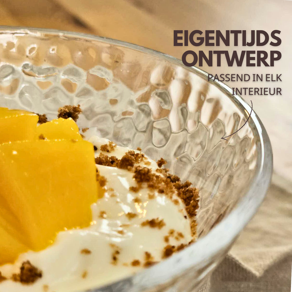 IJscoupe Glazen 'Reliëf'