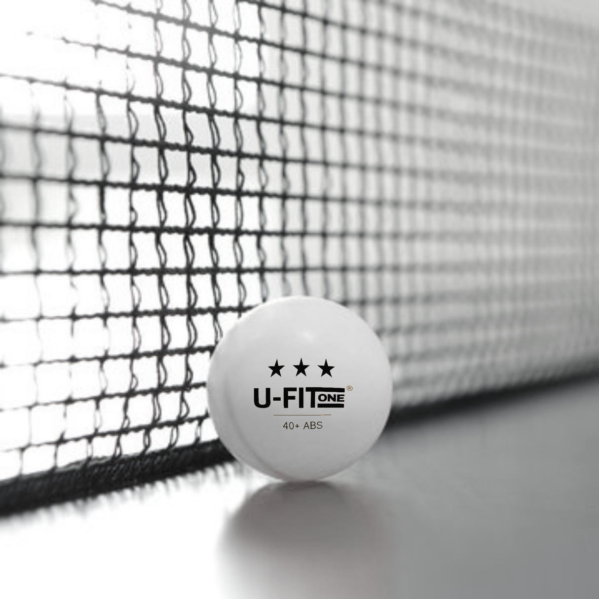 Pro 15ballen Tafeltennisballen 3 Star Wit