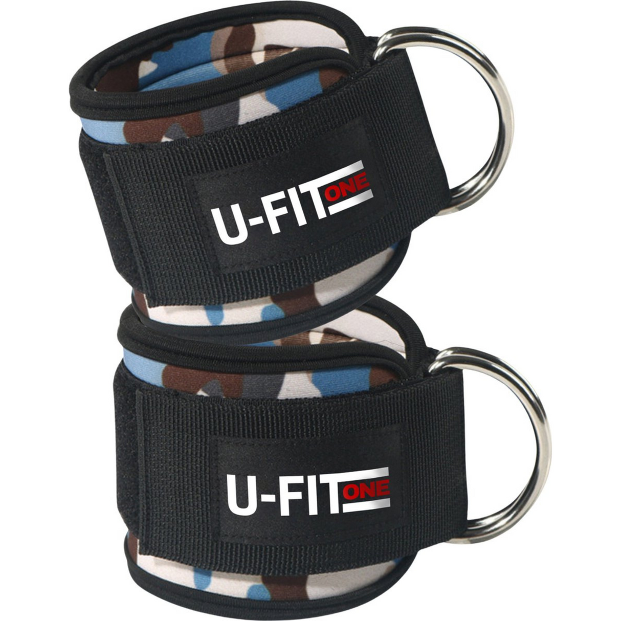 Ankle Straps Camouflage Blauw