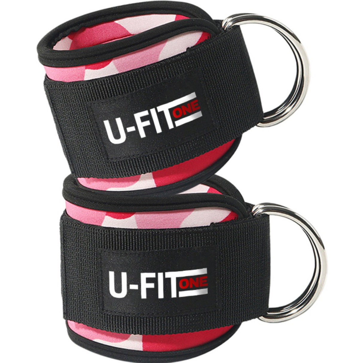 Ankle Straps Camouflage Roze