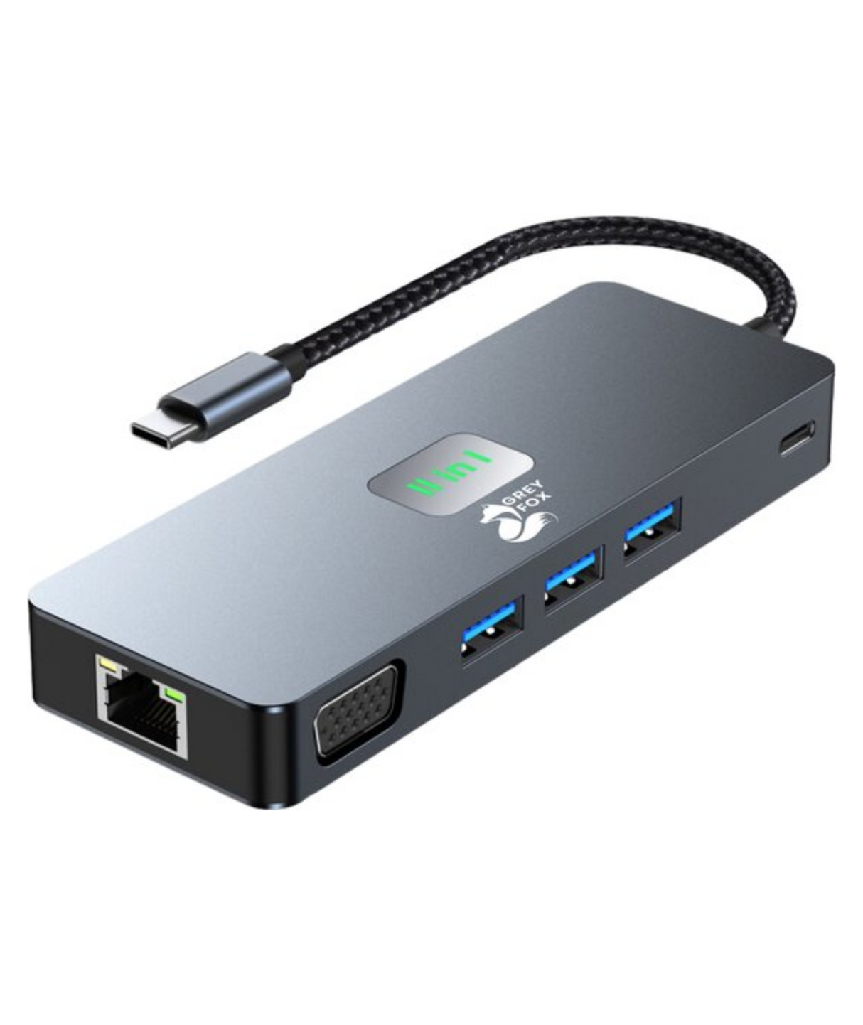 11-in-1 Netwerk/USB Hub