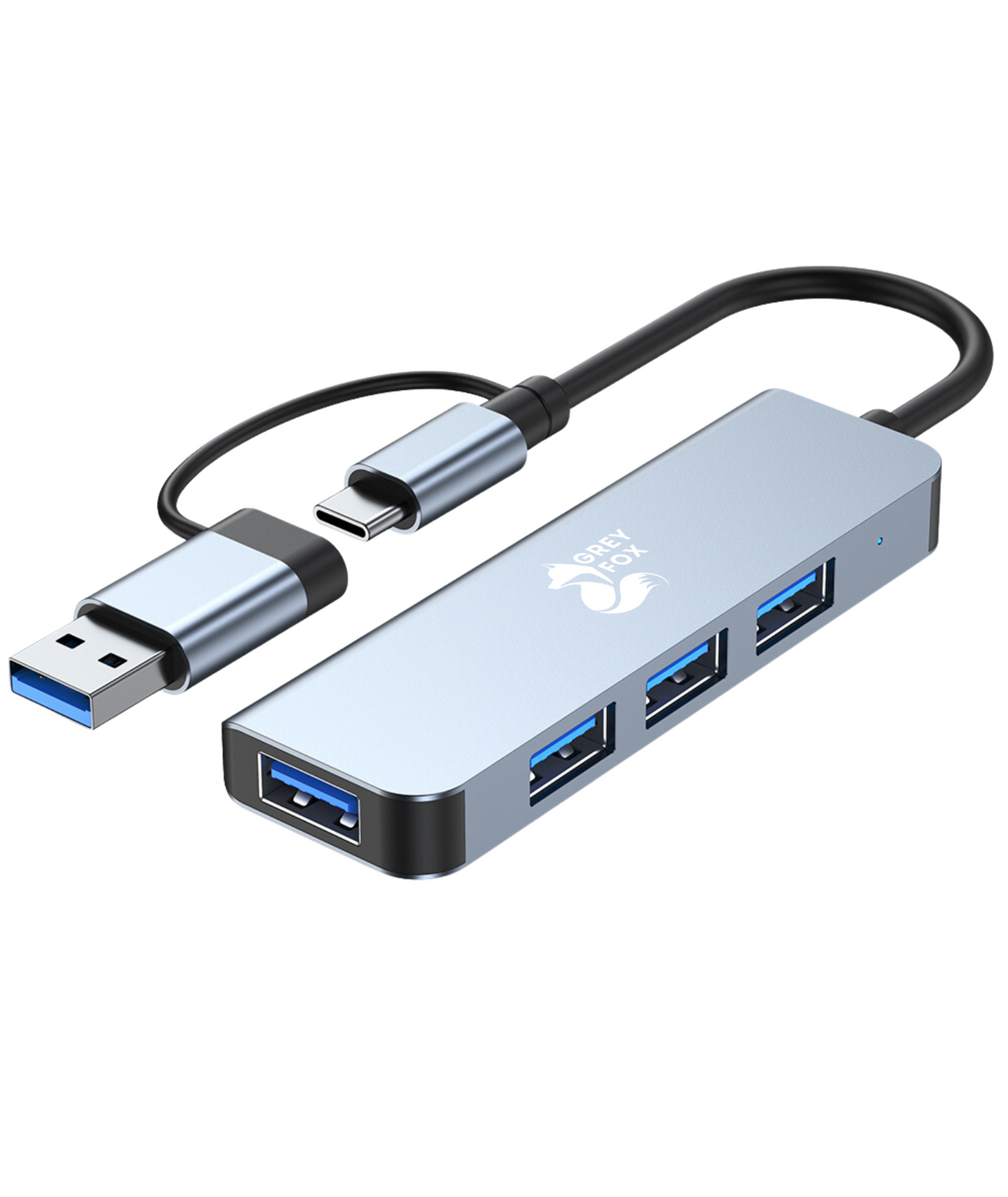 4-in-1 USB 3.0, Type C Hub