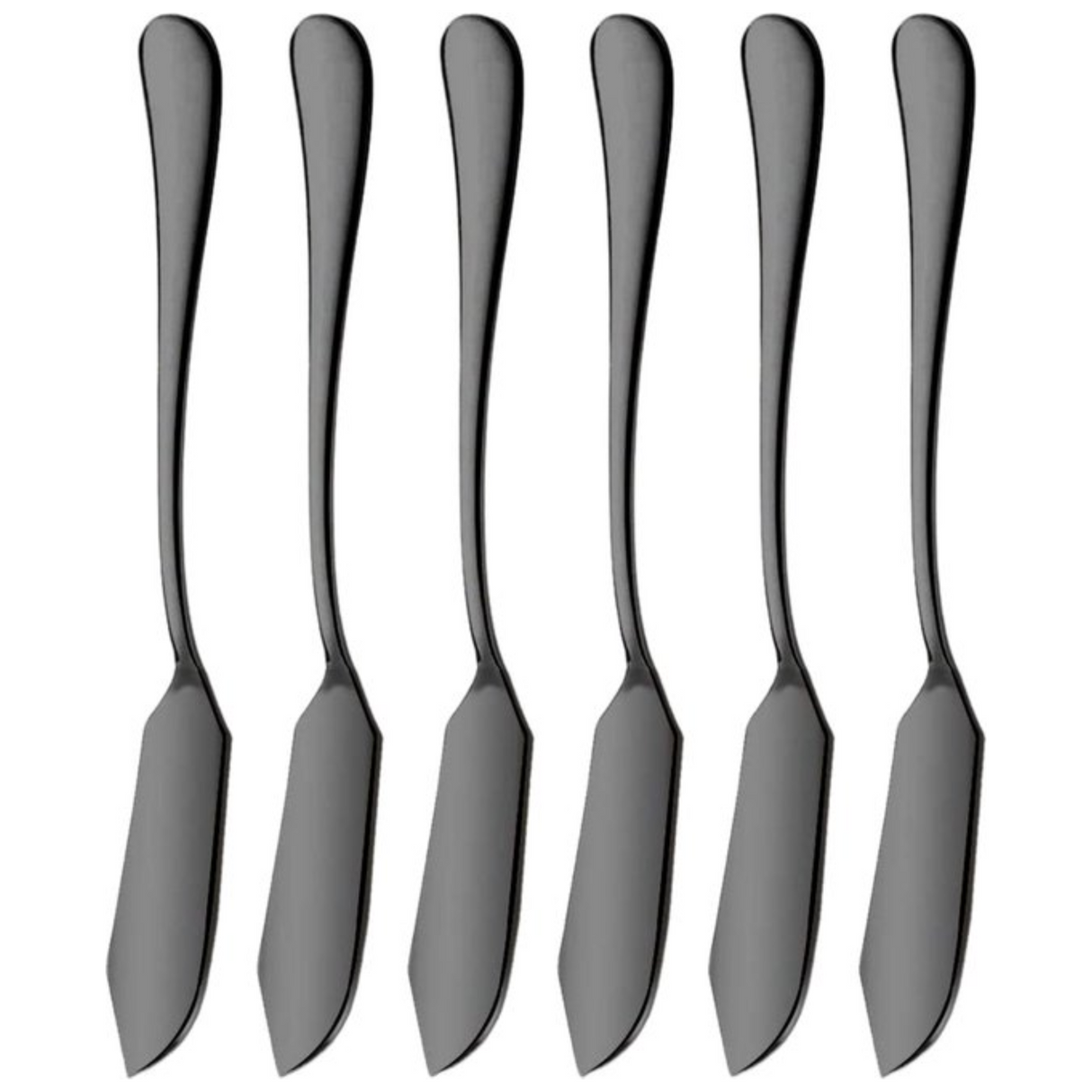 Smeermesjes 6 Stuks Zwart