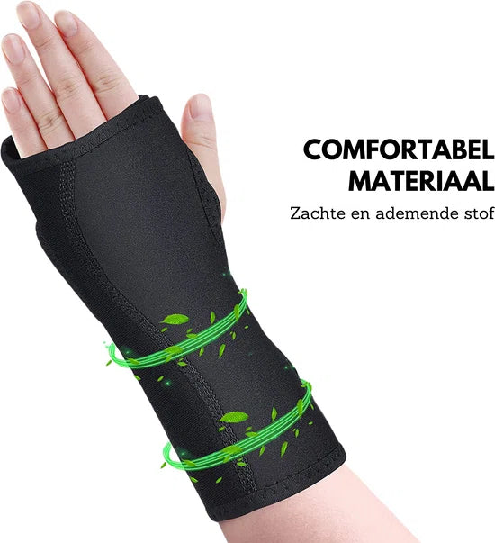 Polsbrace met Kralenbed Zwart