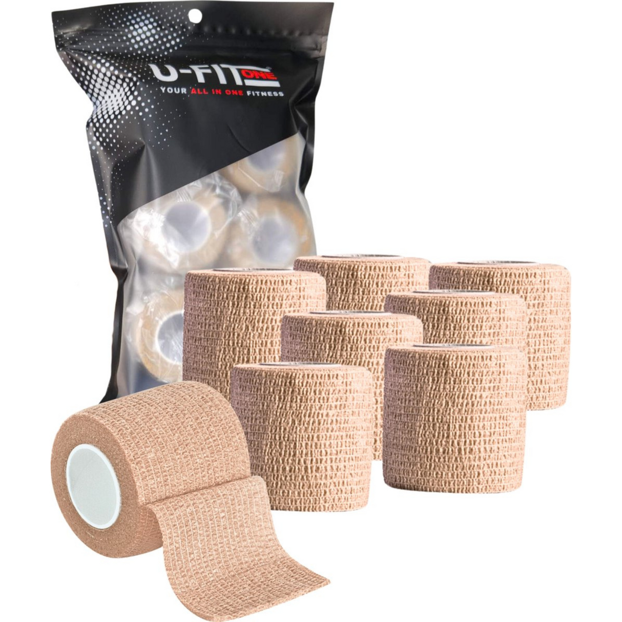 Grip Tape Beige 8stuks 5cm x 4.5m
