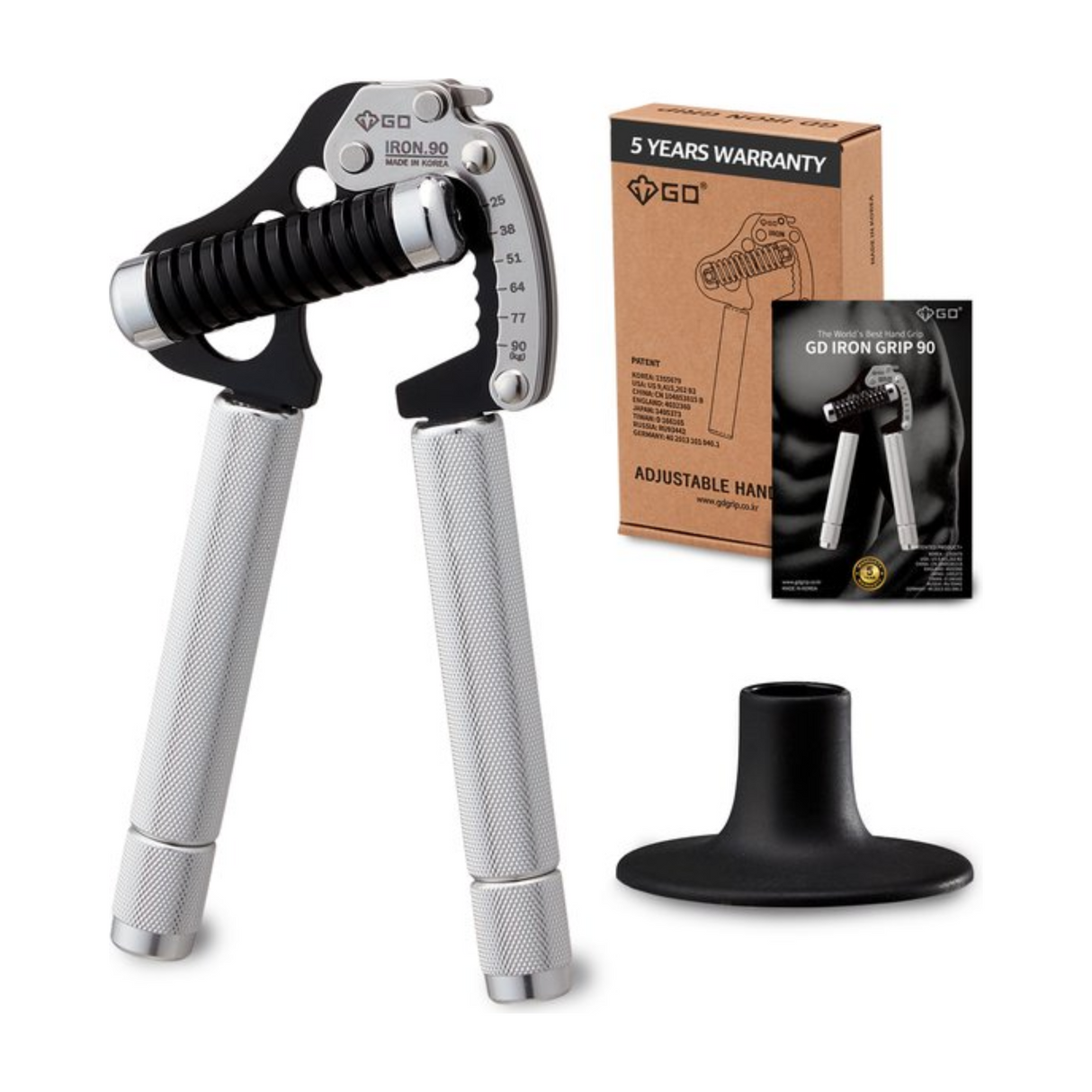 Iron Grip EXT 90 Handtrainer 25KG tot 90KG Verstelbaar