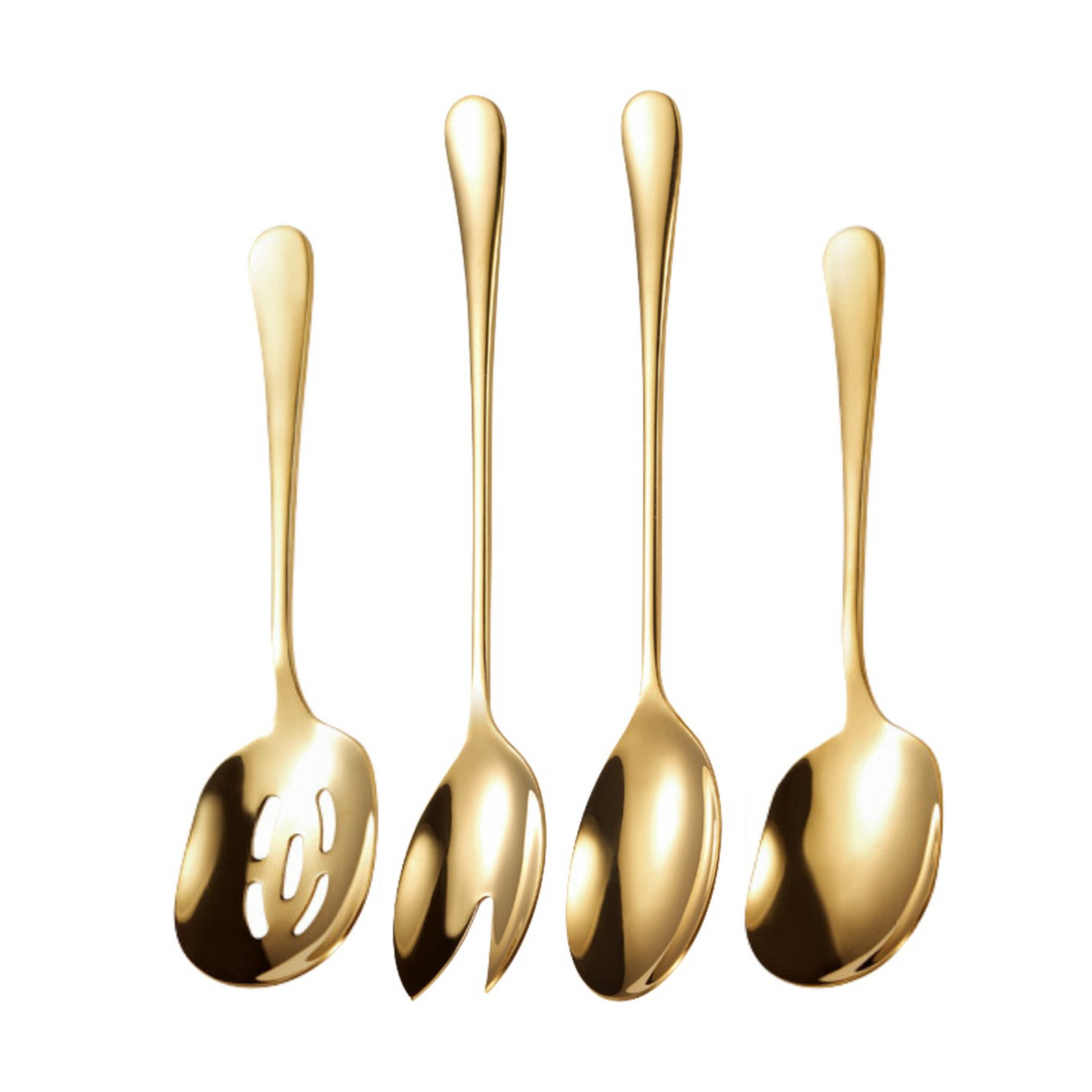 Opscheplepel Goud Mix Set