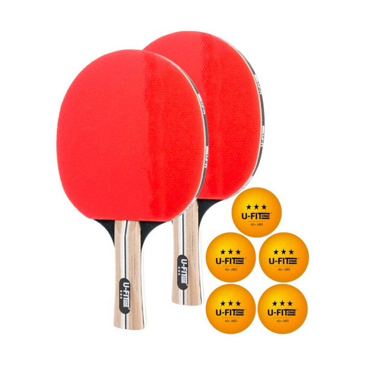 Tafeltennis Set 3 starmet 5Ballen