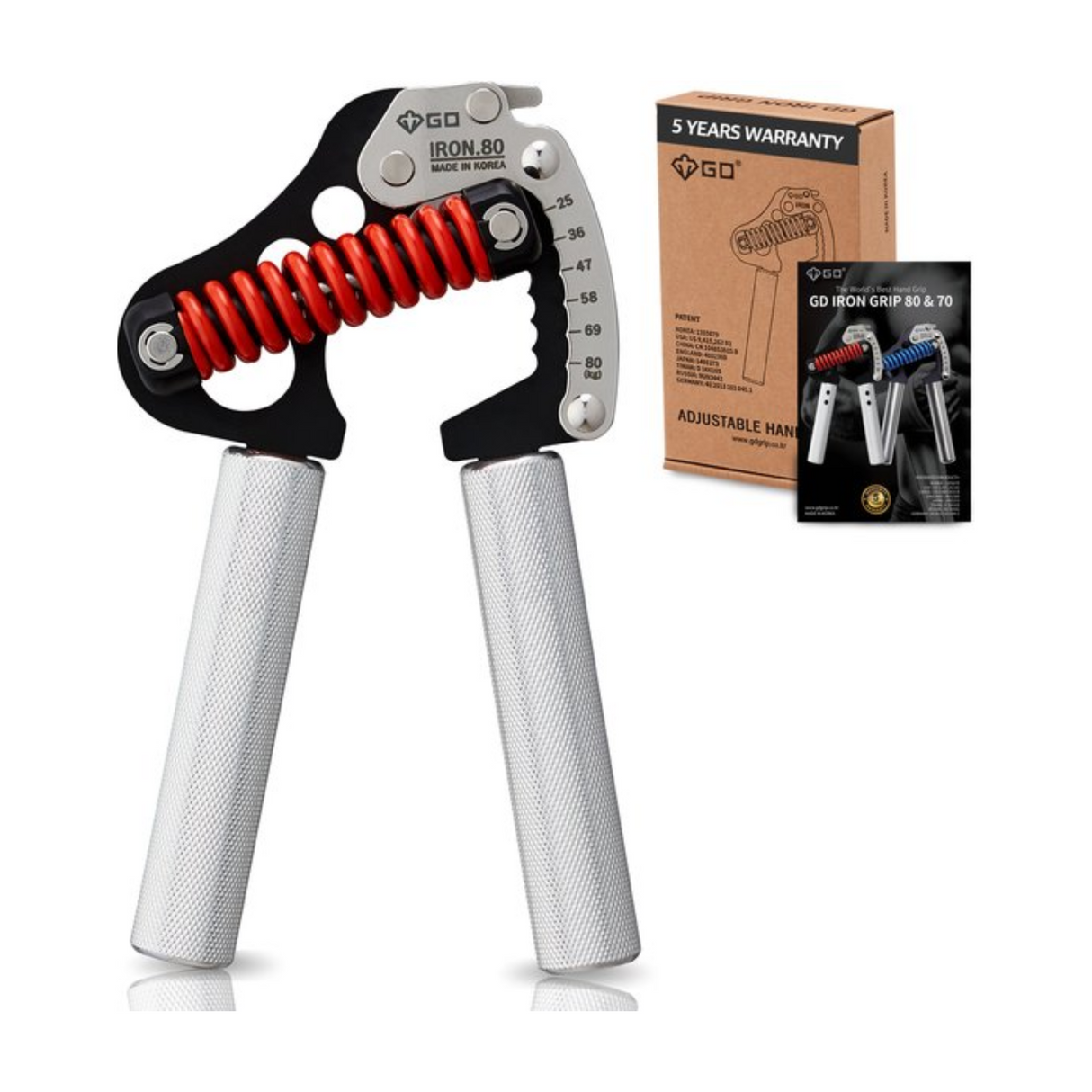 Iron Grip 80 Light Handtrainer 25KG tot 80KG Verstelbaar