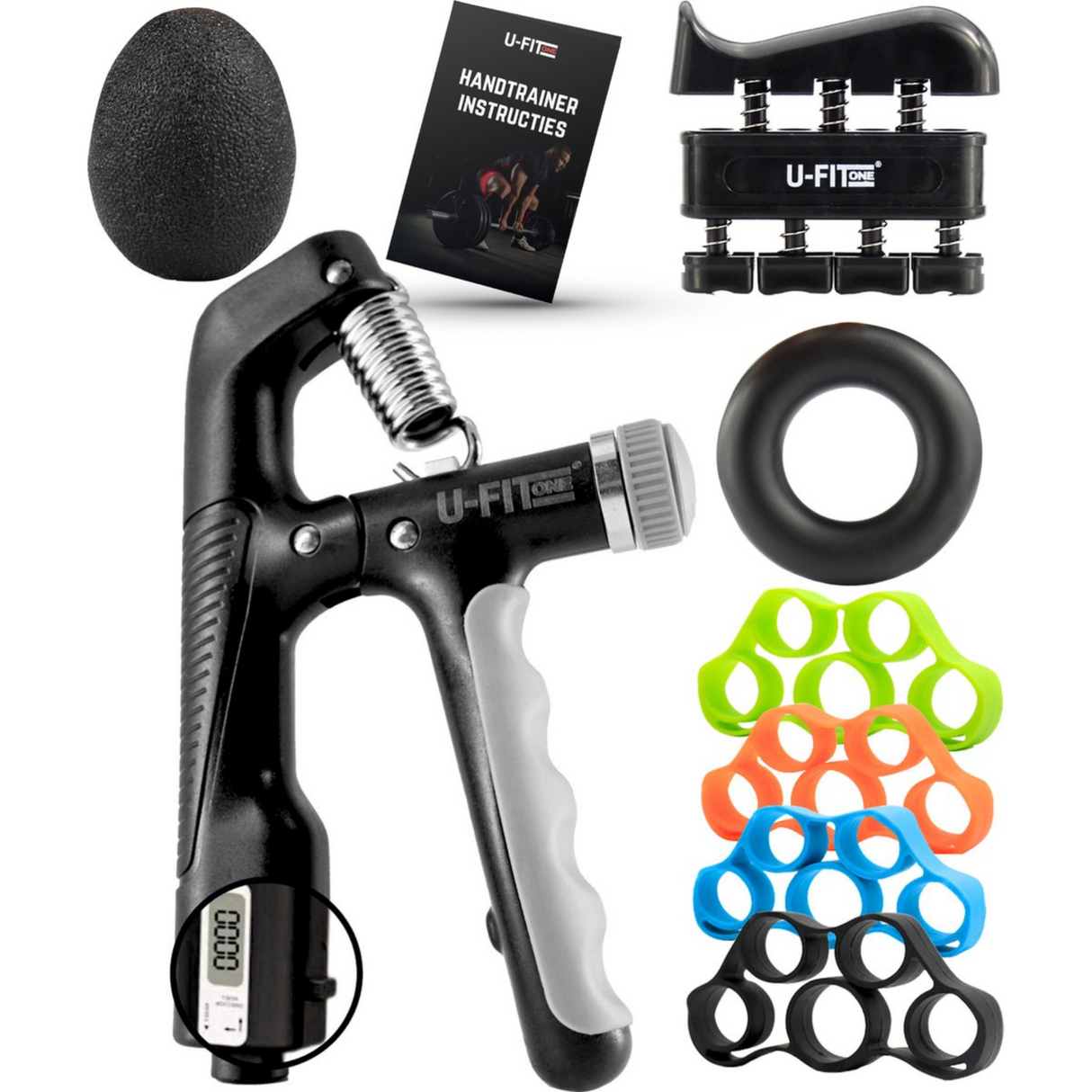 Teller Handtrainer 10KG tot 100KG 8 Delige Set